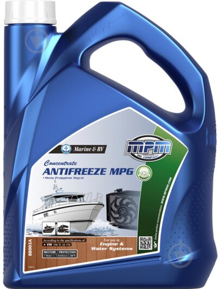 Антифриз MPM OIL MPG G12 концентрат 5 л красный (88005A) - фото 1 Антифриз MPM OIL MPG G12 концентрат 5 л красный (88005A) - фото 1