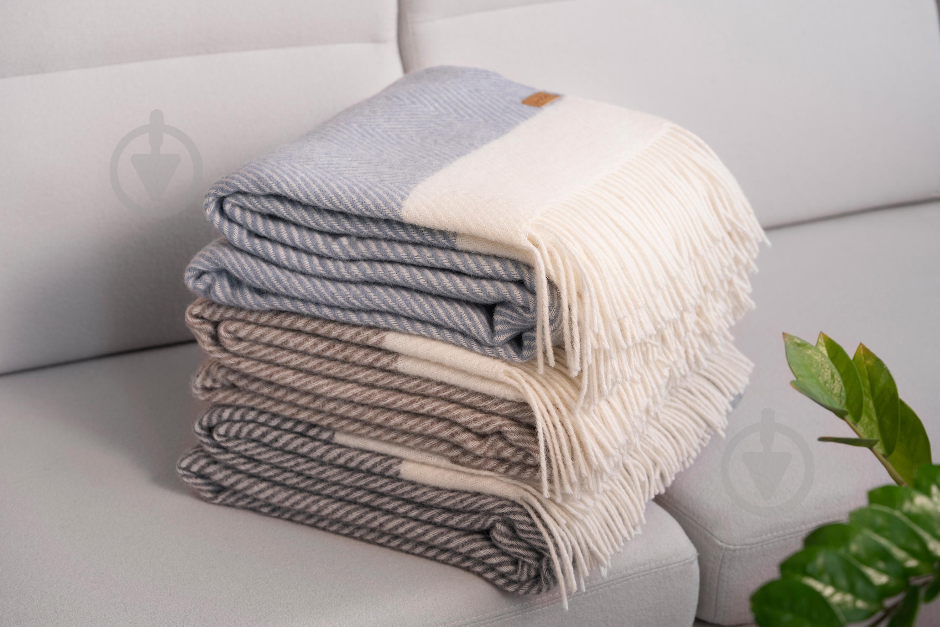 Плед Leonardo Bianco ART0503LB 140x200 см голубой Ardesto - фото 2