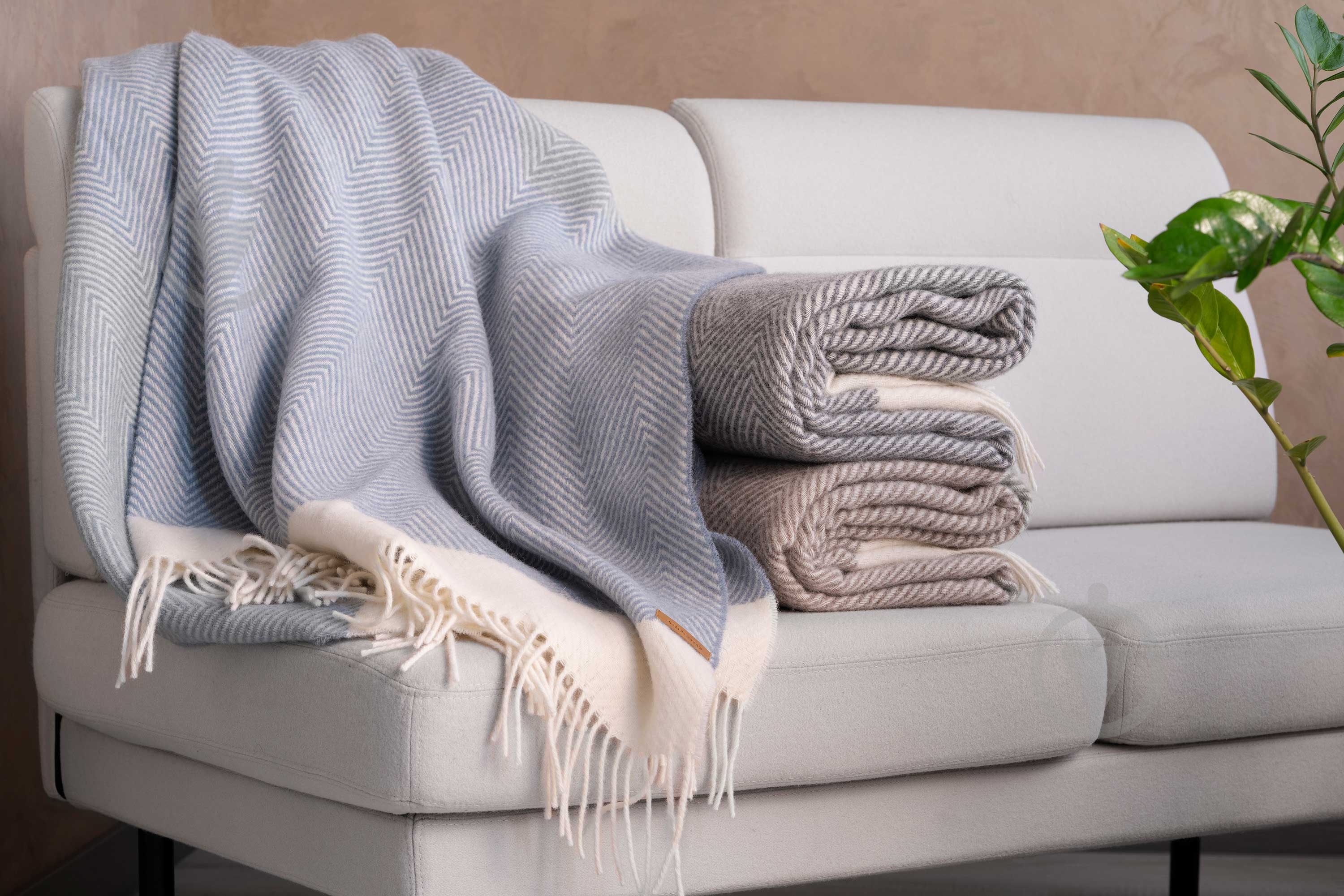 Плед Leonardo Bianco ART0503LB 140x200 см голубой Ardesto - фото 5