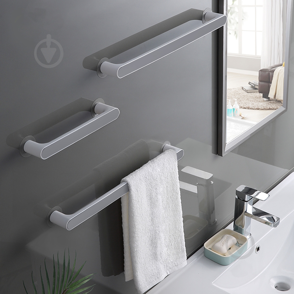 Тримач MVM BP-30 WHITE/GRAY - фото 6