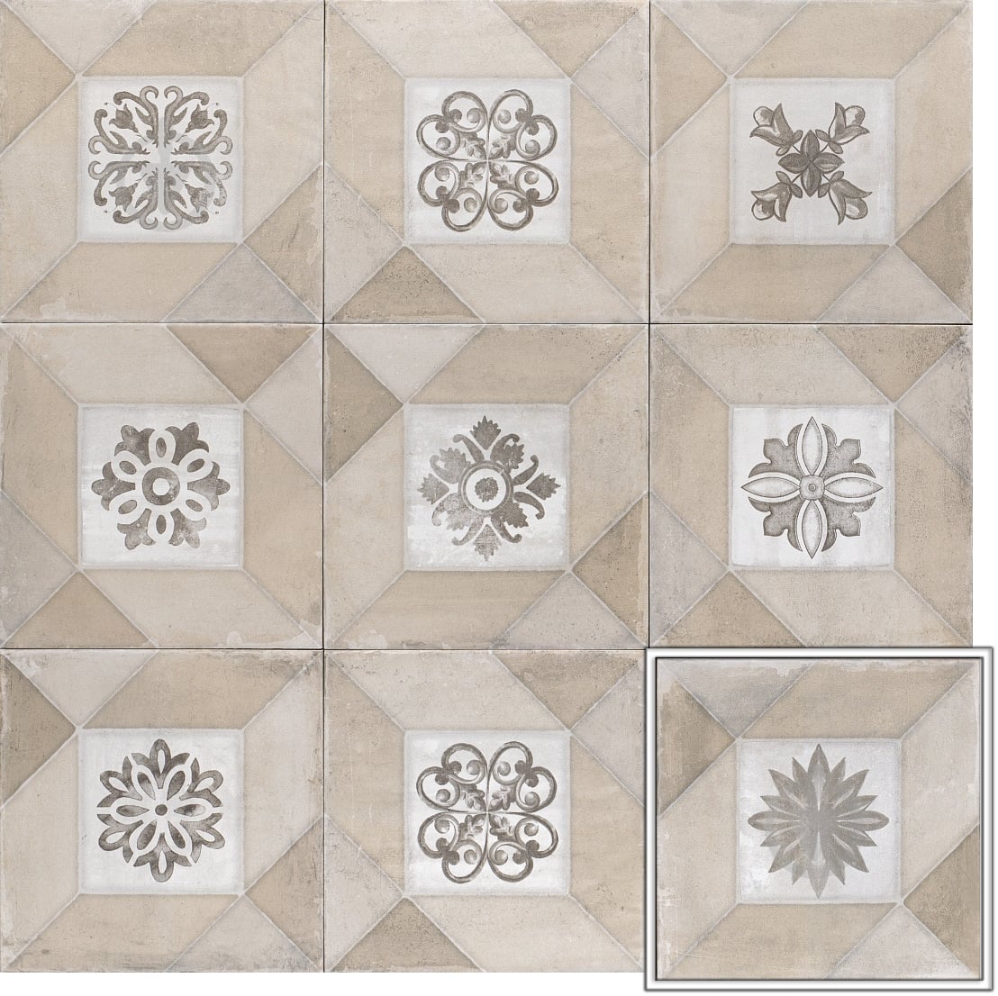 Плитка Mainzu Elegance Deco Cream 20х20 см - фото 1 Плитка Mainzu Elegance Deco Cream 20х20 см - фото 1