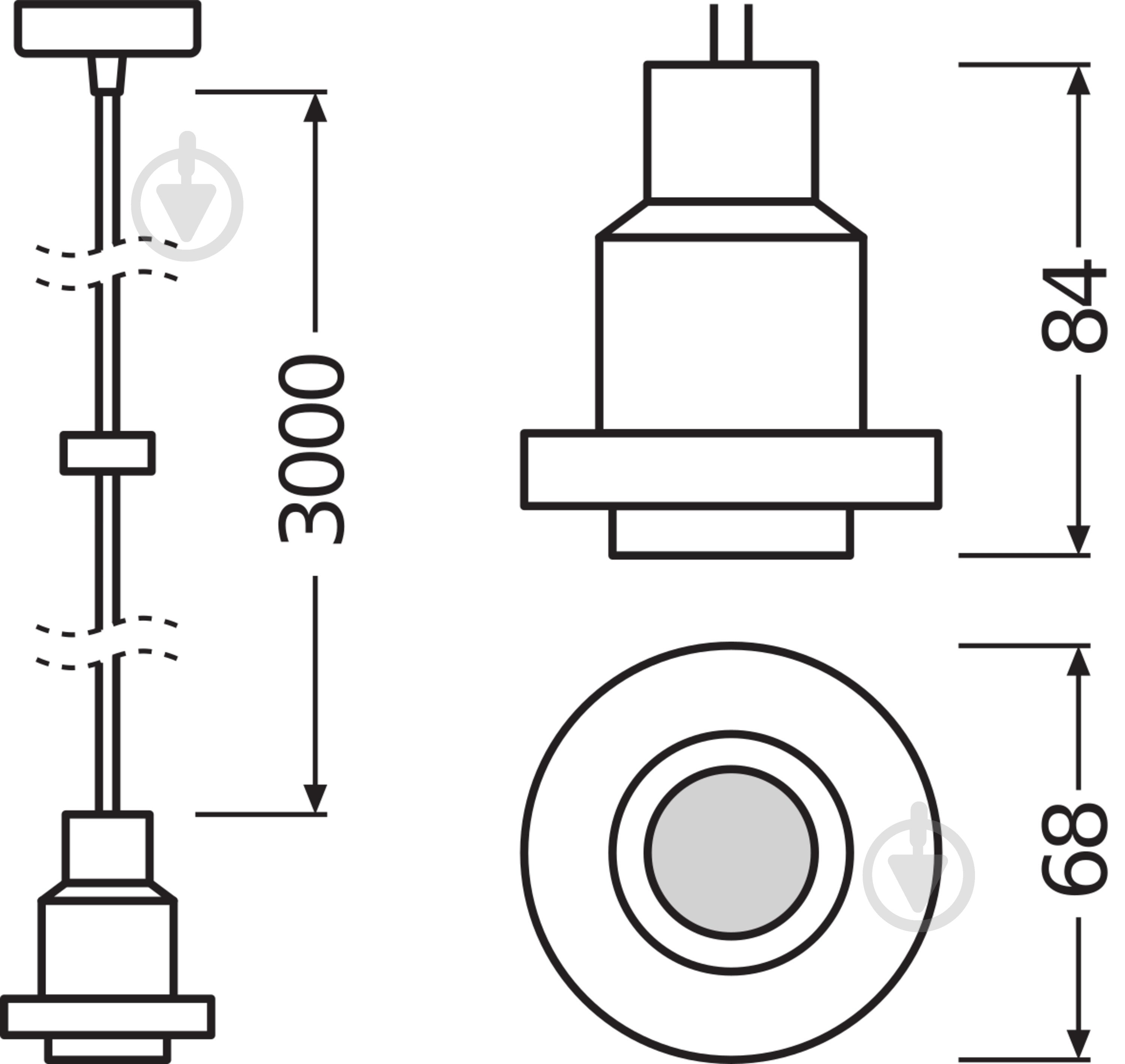Підвіс Ledvance Vintage золото - фото 2