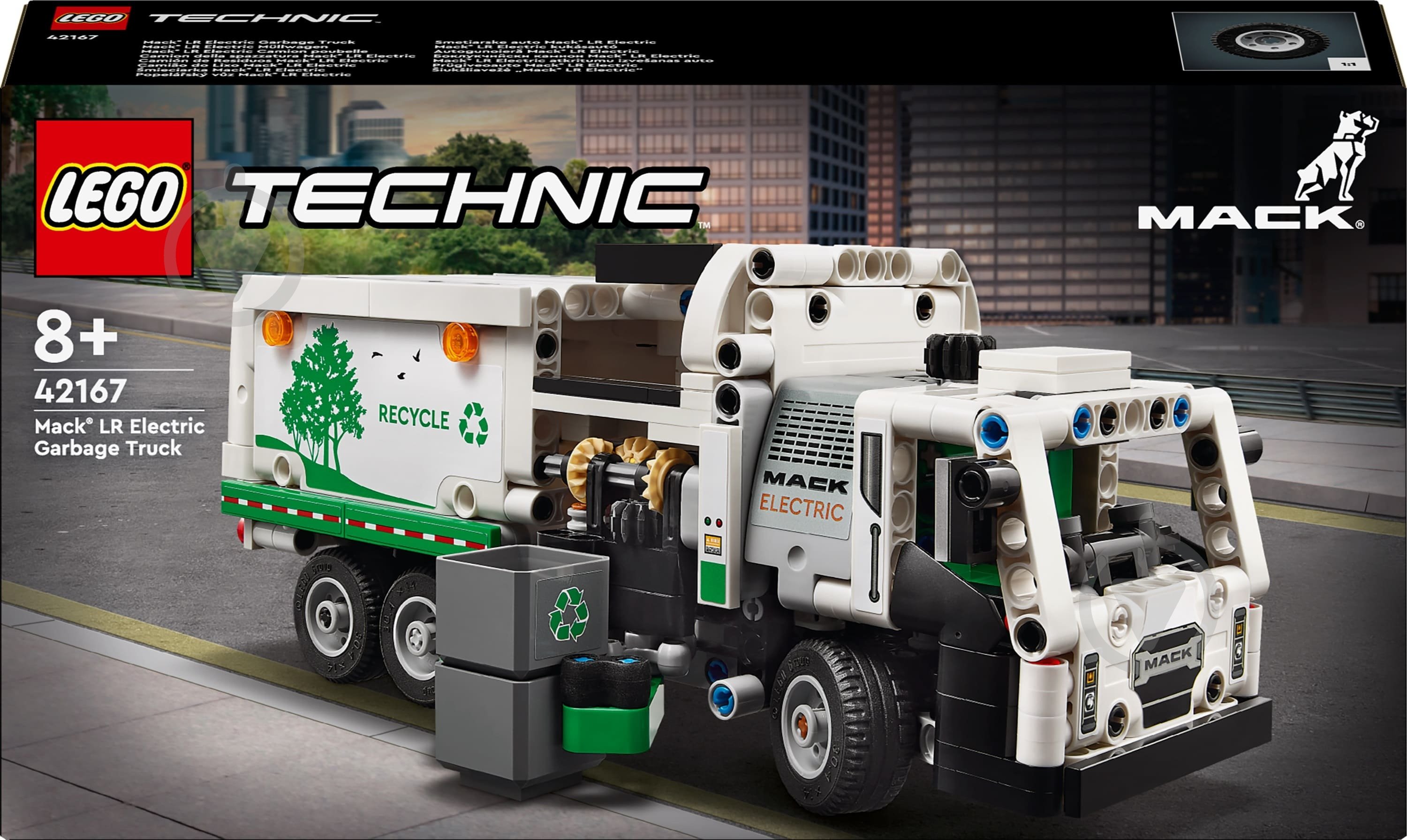 Конструктор LEGO Technic Сміттєвоз Mack® LR Electric 42167 - фото 1