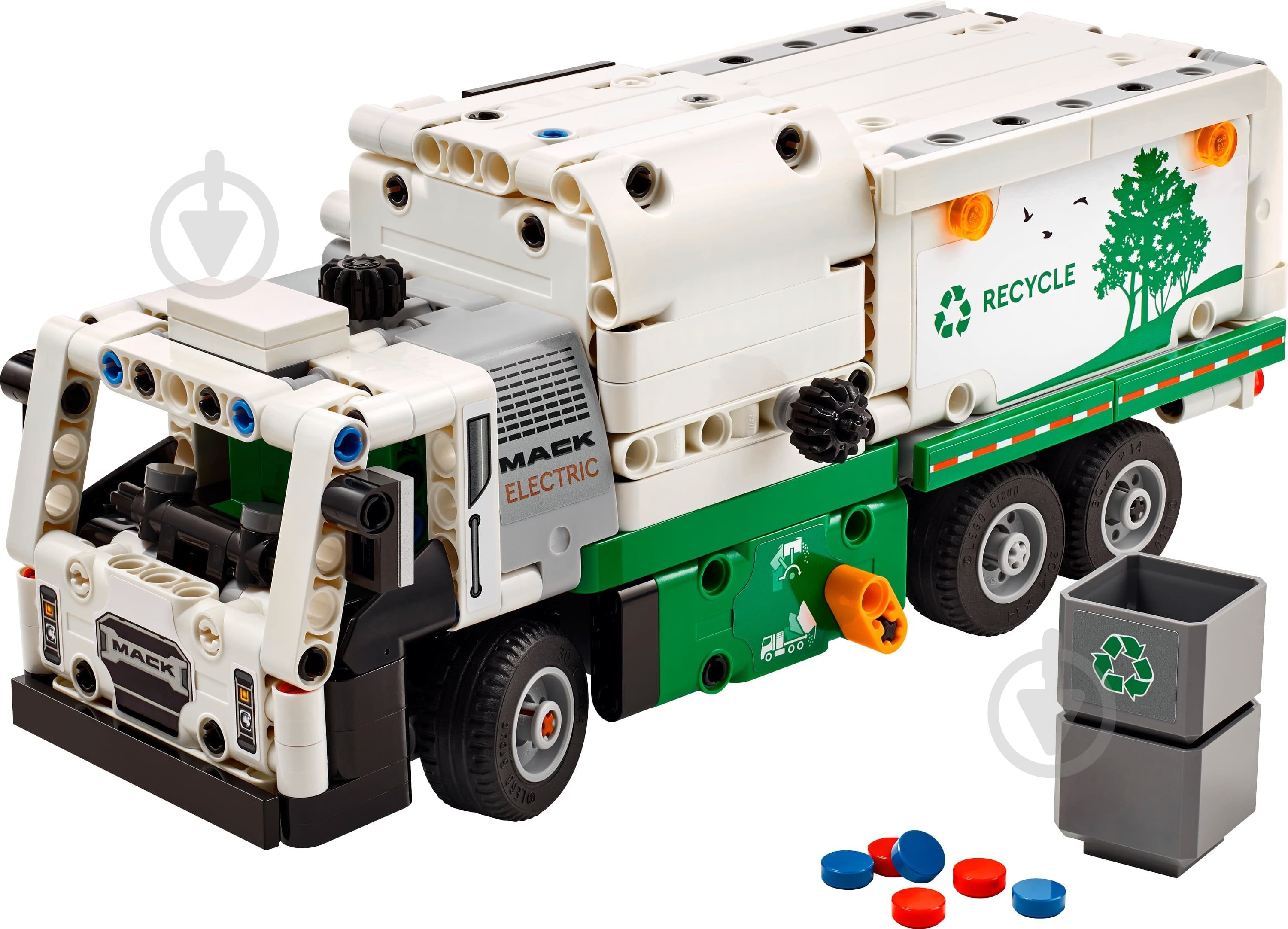 Конструктор LEGO Technic Сміттєвоз Mack® LR Electric 42167 - фото 3
