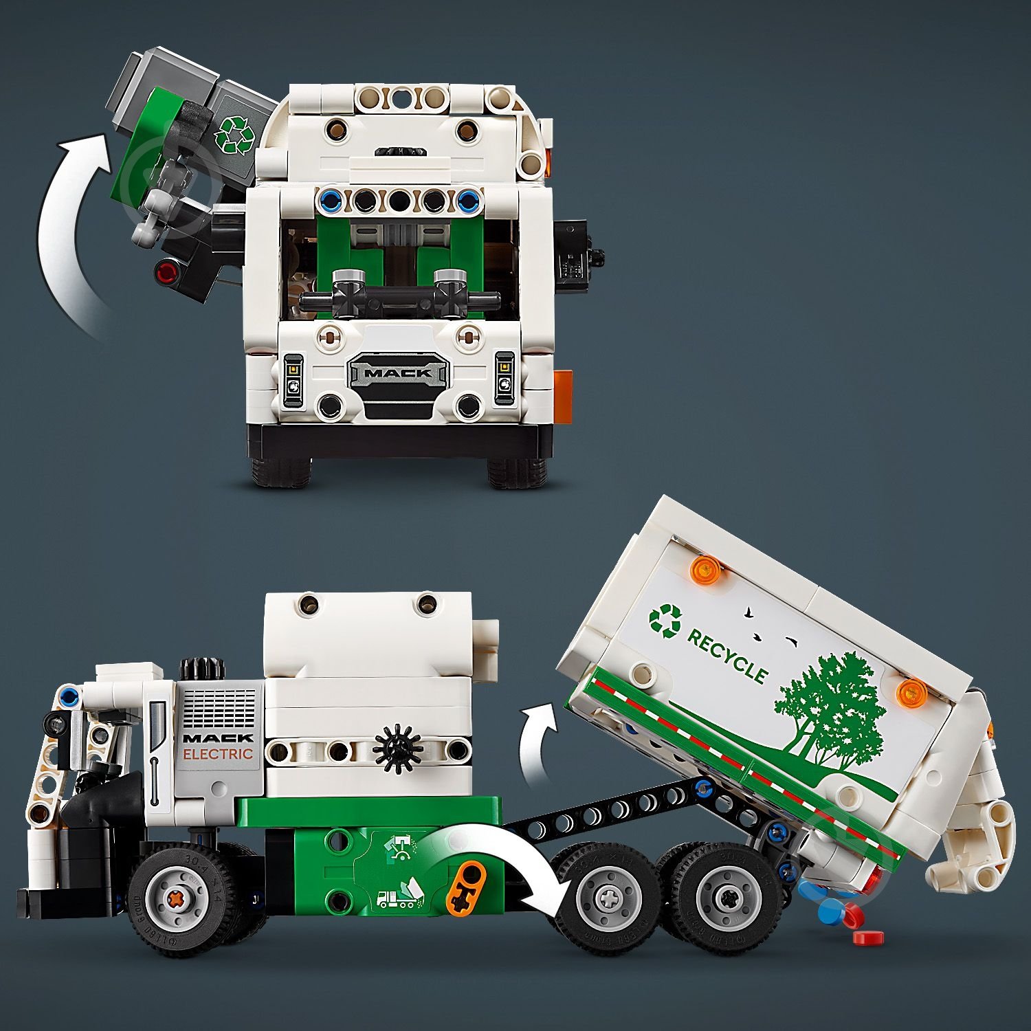 Конструктор LEGO Technic Сміттєвоз Mack® LR Electric 42167 - фото 8