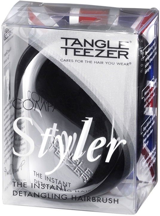 Щетка для волос Tangle Teezer Mens Compact Groomer Compact Styler черный - фото 5