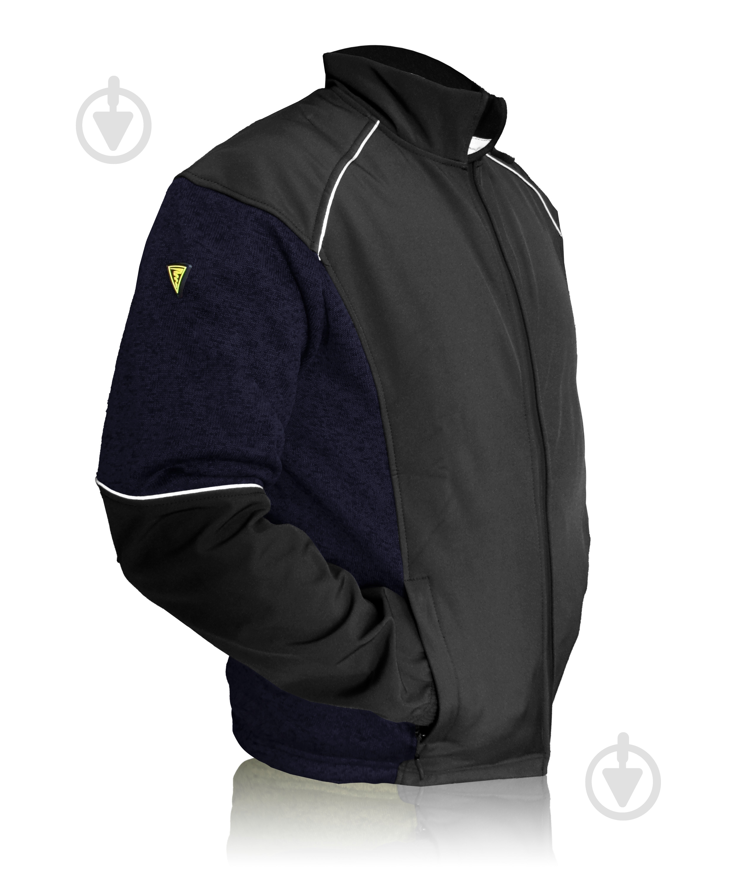 Куртка TORNADO Софтшелл р. XL рост 3-4 34123-11-2-52-3 черный с синим - фото 2