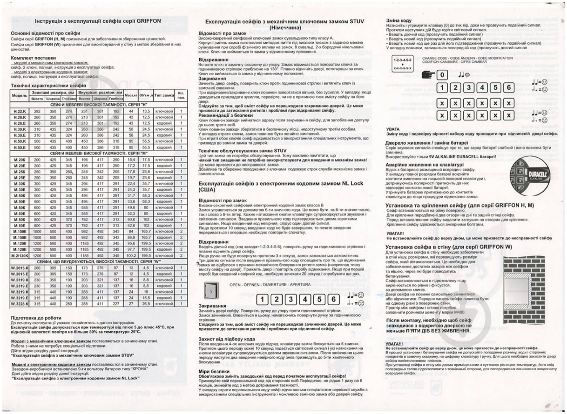 Сейф стінний Griffon W.2015.К - фото 9