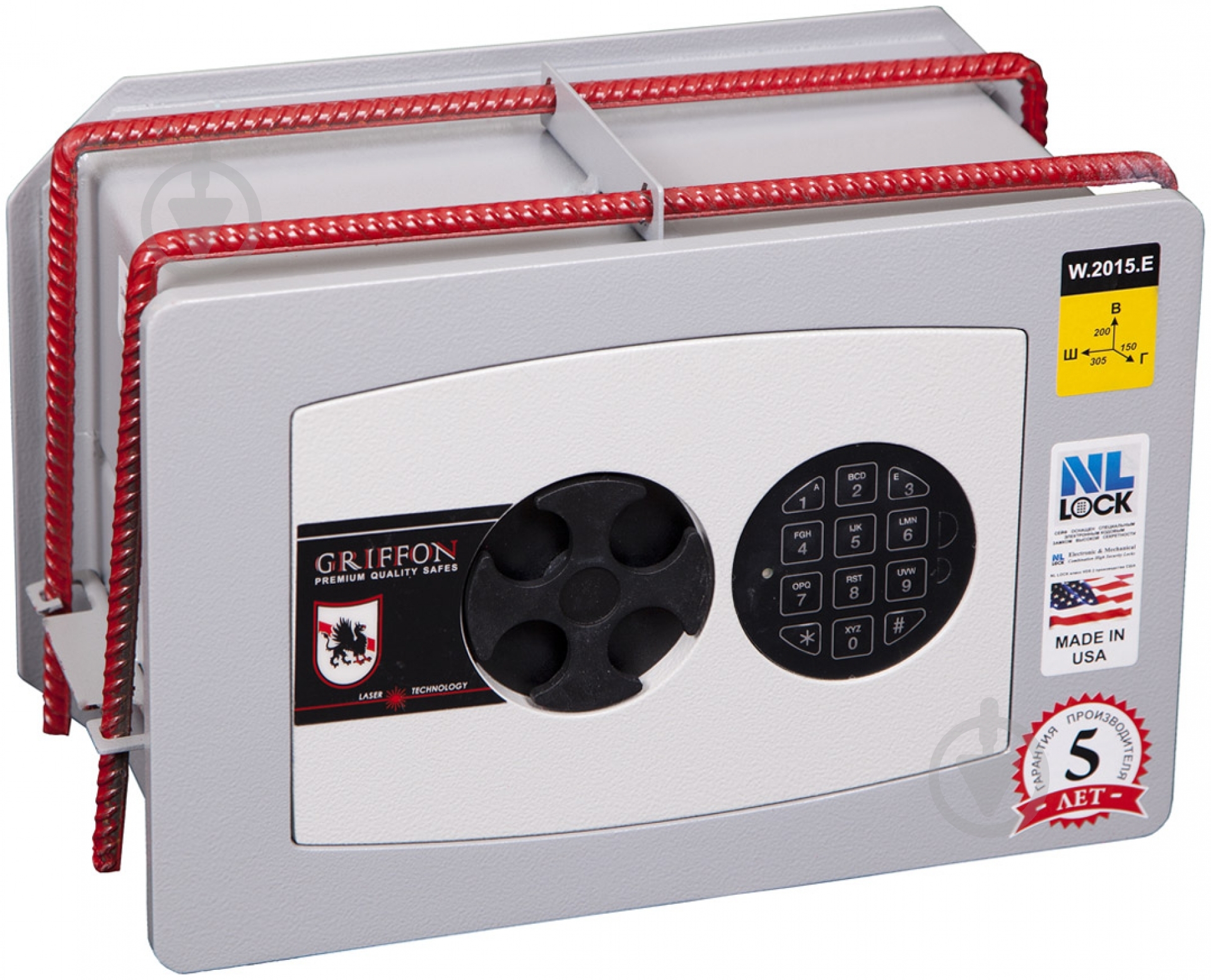 Сейф стенной  GRIFFON W.2015.Е - фото 2