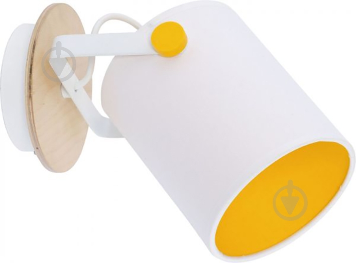 Бра TK Lighting Relax Unior 1x60 Вт E27 белый/желтый 1830 - фото 1