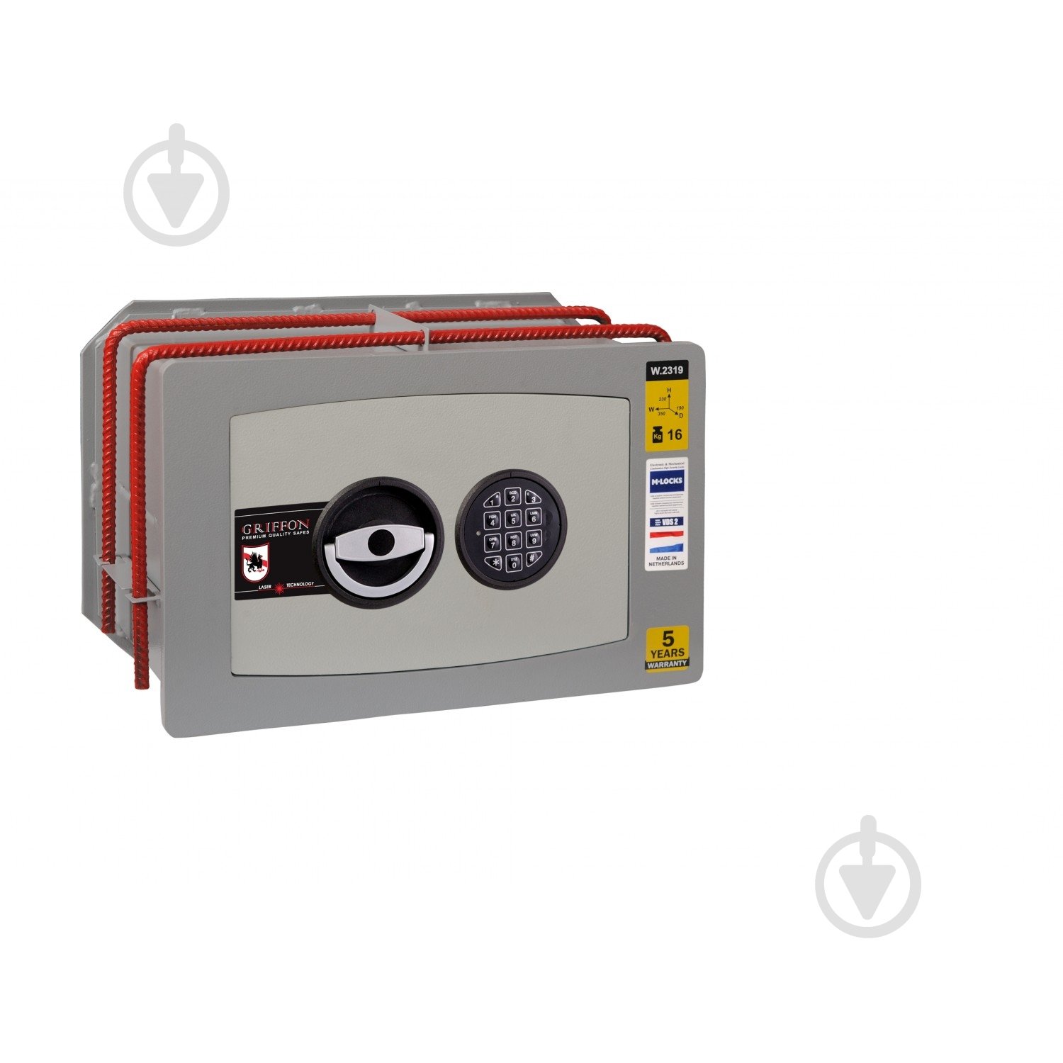Сейф стінний Griffon W.2319.Е - фото 1