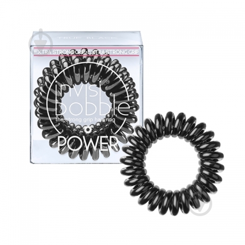 Резинка для волос Invisibobble Power True Black 3 шт. - фото 1