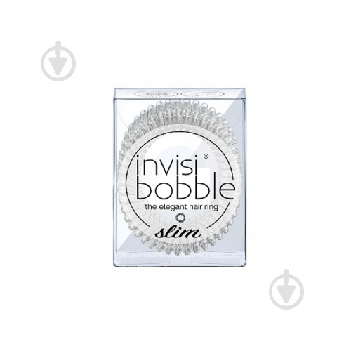 Резинка для волос Invisibobble Slim Crystal Clear 3 шт. - фото 2