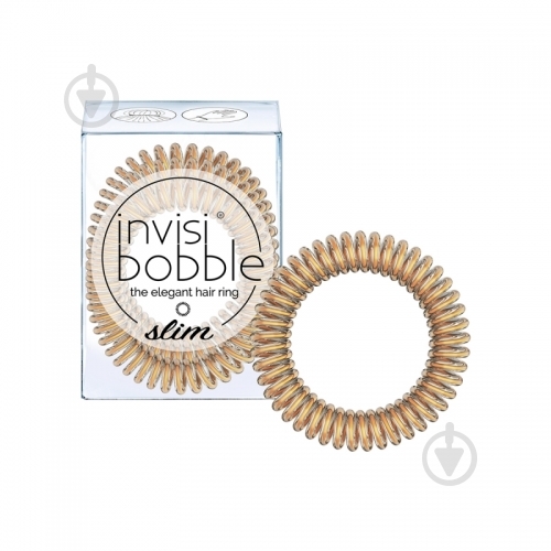 Резинка для волос Invisibobble Slim Bronze Me Pretty 3 шт. - фото 1