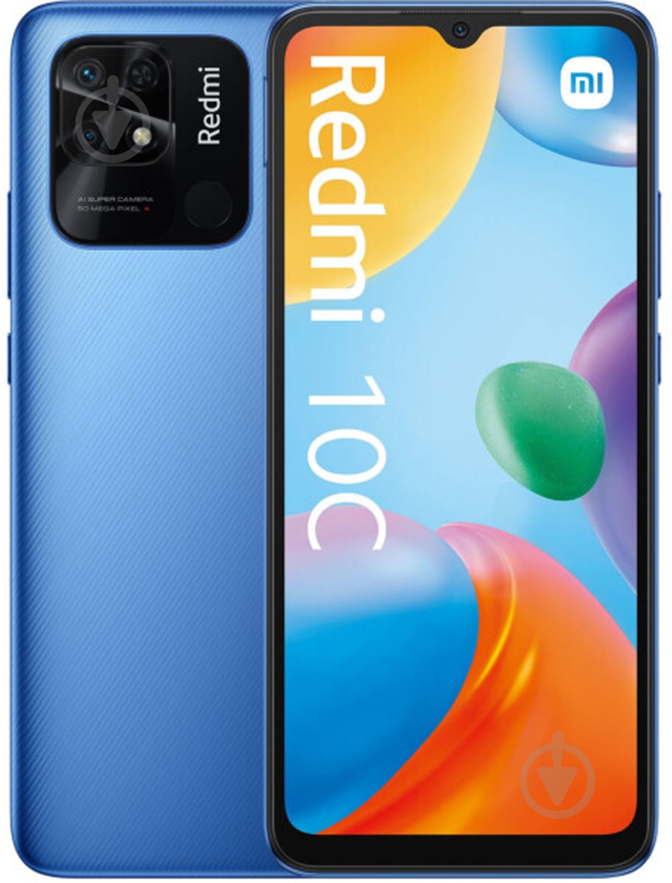 Смартфон Xiaomi Redmi 10C 4/128GB ocean blue (943355) - фото 1 Смартфон Xiaomi Redmi 10C 4/128GB ocean blue (943355) - фото 1