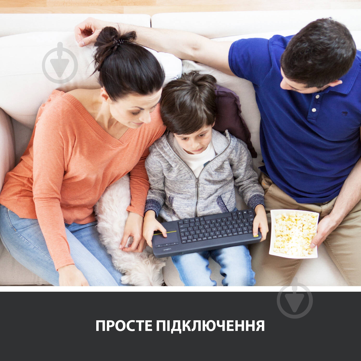 Клавиатура Logitech Wireless Touch Keyboard K400 Plus (L920-007145) black - фото 5