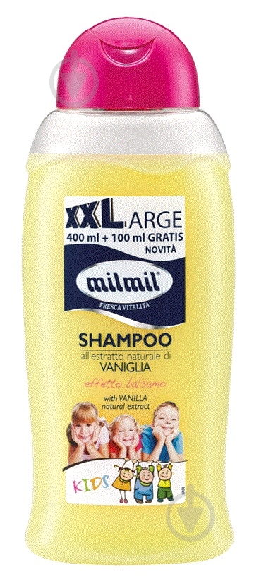 Шампунь детский Mil Mil Ваниль 500 мл - фото 1 Шампунь детский Mil Mil Ваниль 500 мл - фото 1