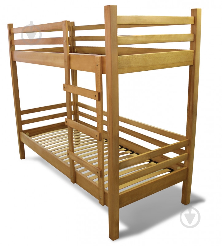 Кровать двухъярусная ArinWOOD StrongDuo 80x190 см бук - фото 2