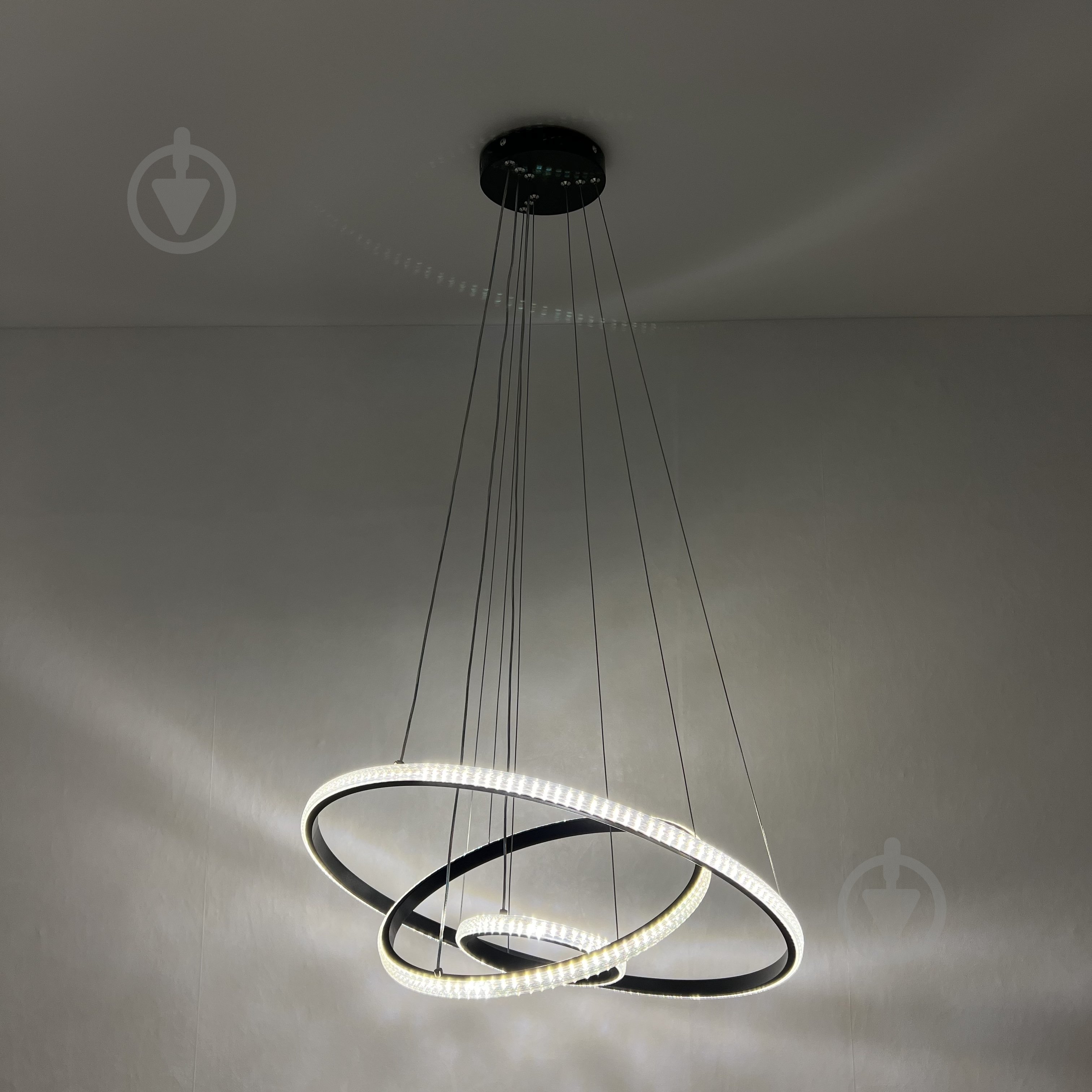 Люстра підвісна Luminaria LED світильник 75 Вт чорний JULIE 75W 3R BLACK - фото 2