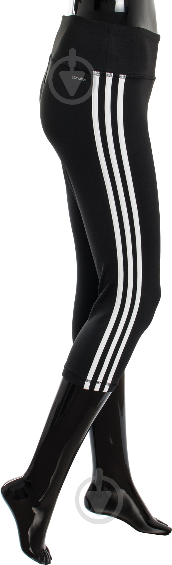 Лосины Adidas black 3 Stripe 3/4 Legging AJ9370 р.XS черный - фото 3