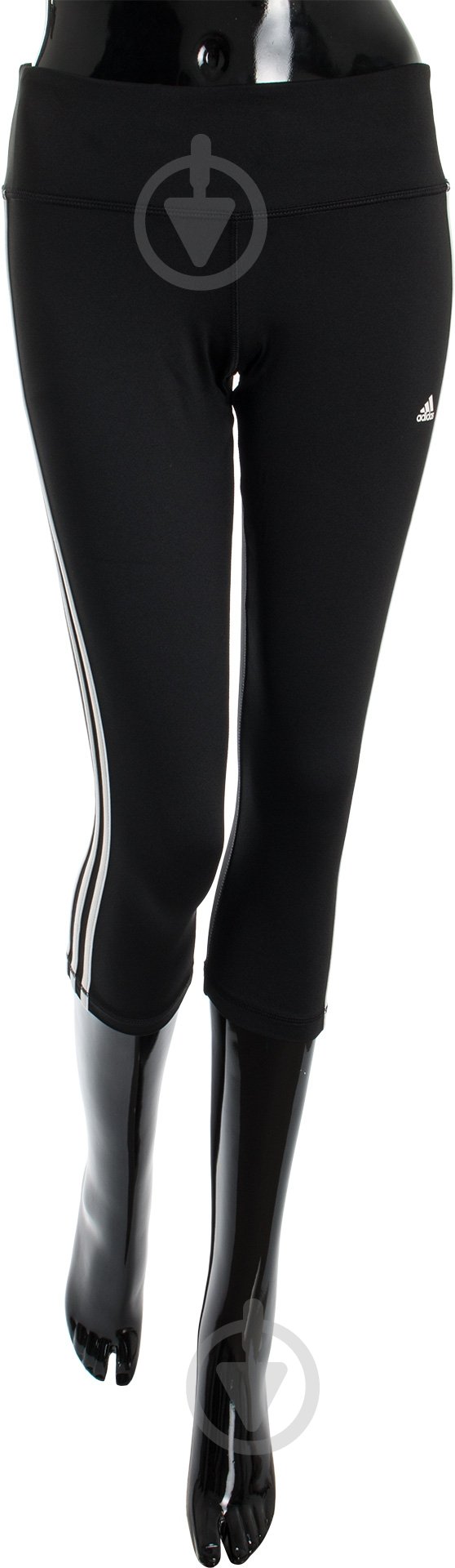 Лосини Adidas black 3 Stripe 3/4 Legging AJ9370 р.S чорний - фото 1 Лосини Adidas black 3 Stripe 3/4 Legging AJ9370 р.S чорний - фото 1