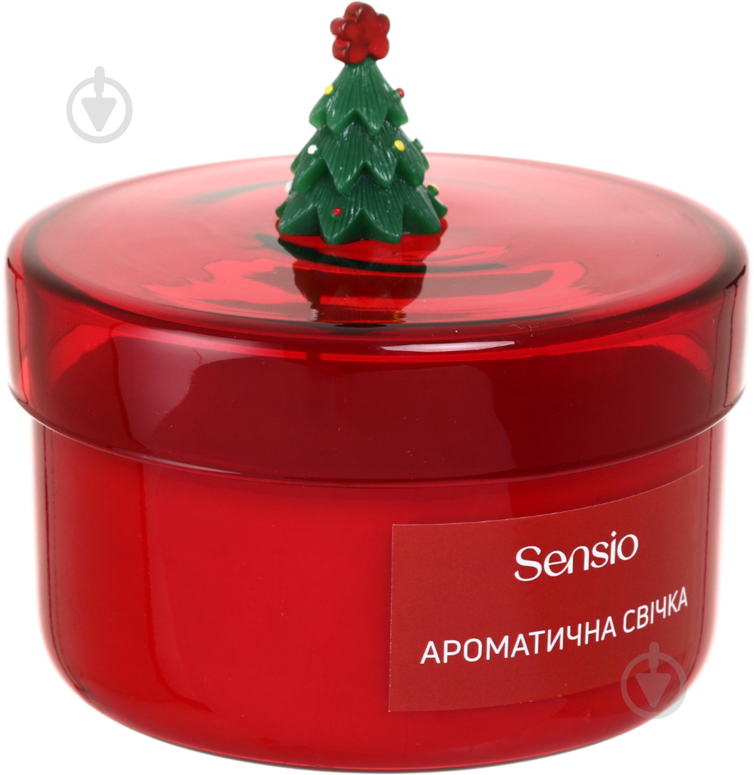 Свеча ароматическая Sensio Merry Glow красная - фото 2 Свеча ароматическая Sensio Merry Glow красная - фото 2