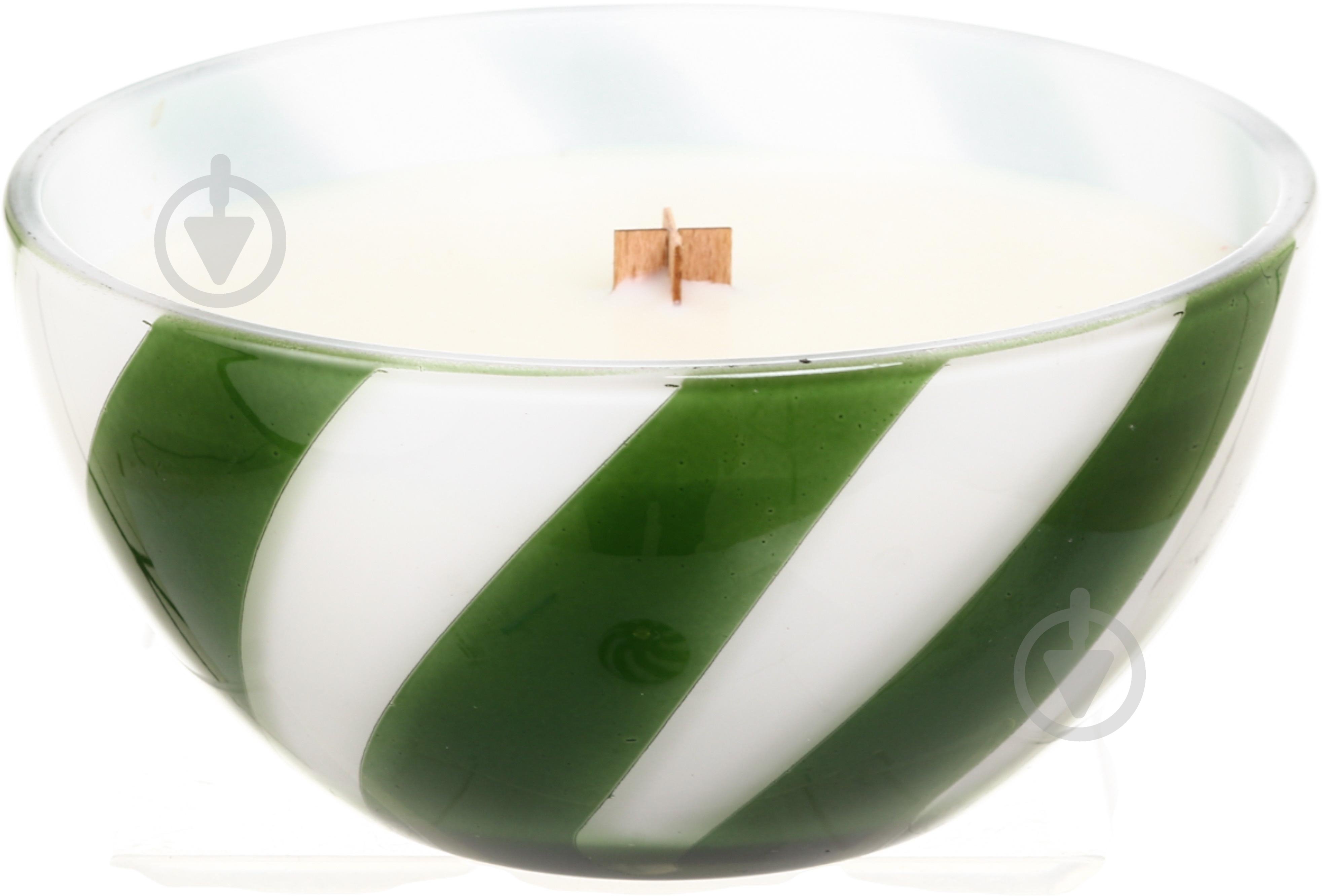 Свеча ароматическая Sensio Sweet Escape 13х15 см зеленая - фото 2