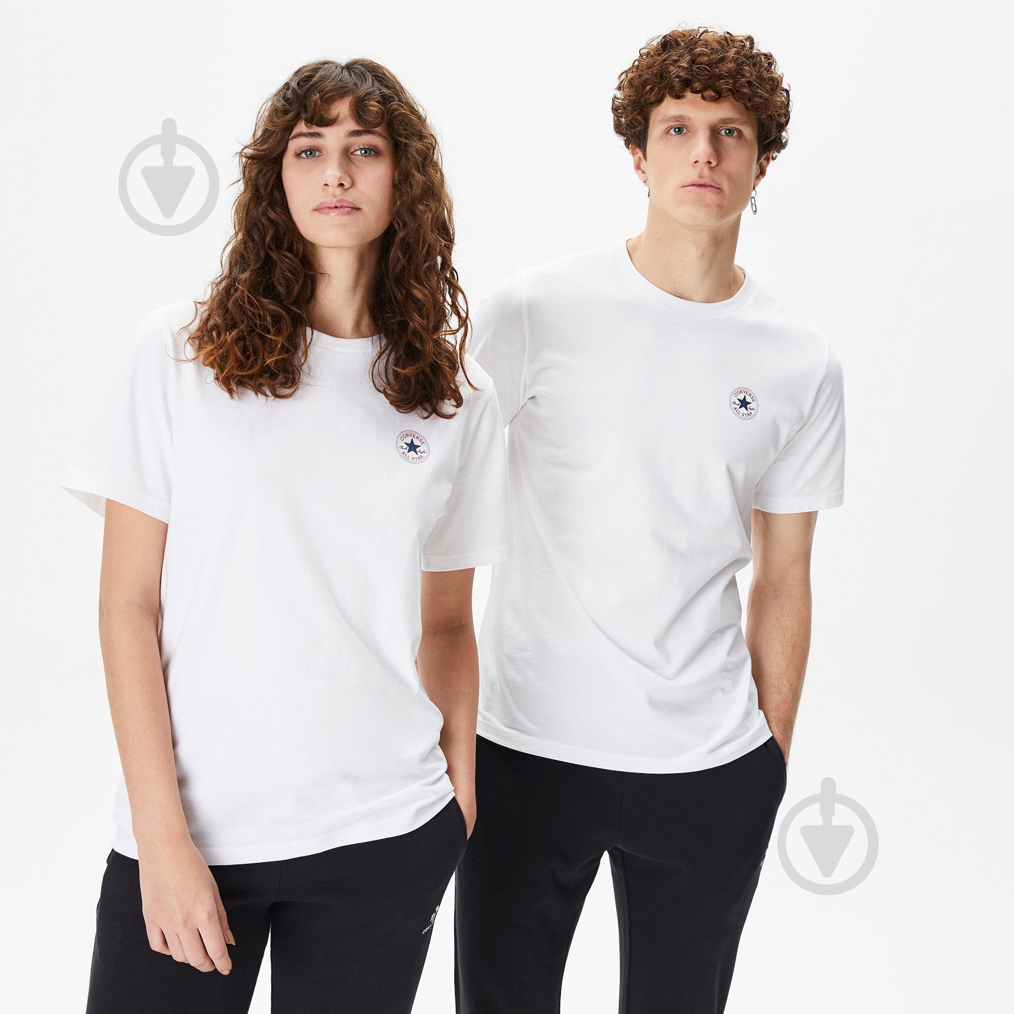 Футболка Converse CORE CHUCK PATCH TEE 10026565-102 р.3XS белый - фото 5