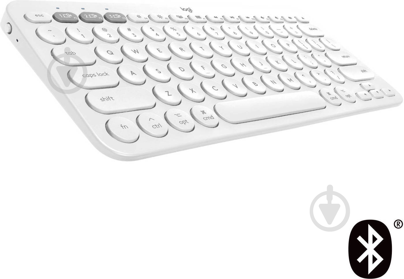 Клавиатура Logitech K380 for MAC Multi-Device Bluetooth Keyboard Offwhite (L920-010407) - фото 1
