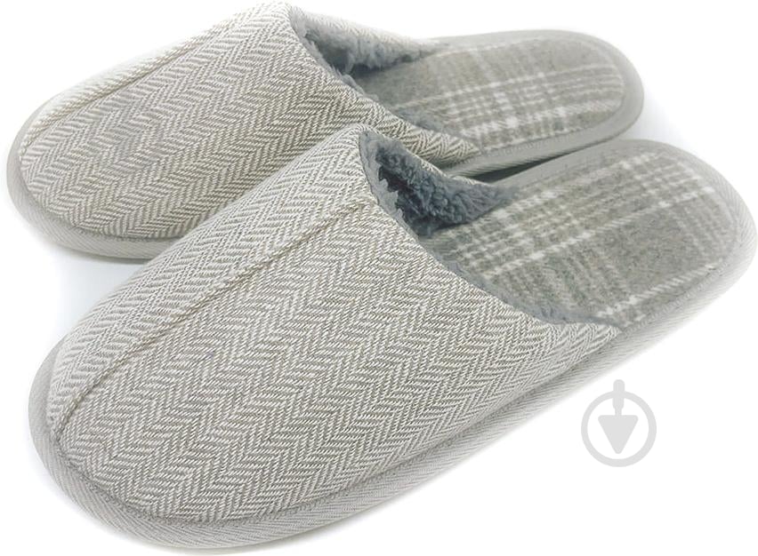 Капці домашні La Nuit Basic Дані р.43 сірий - фото 1