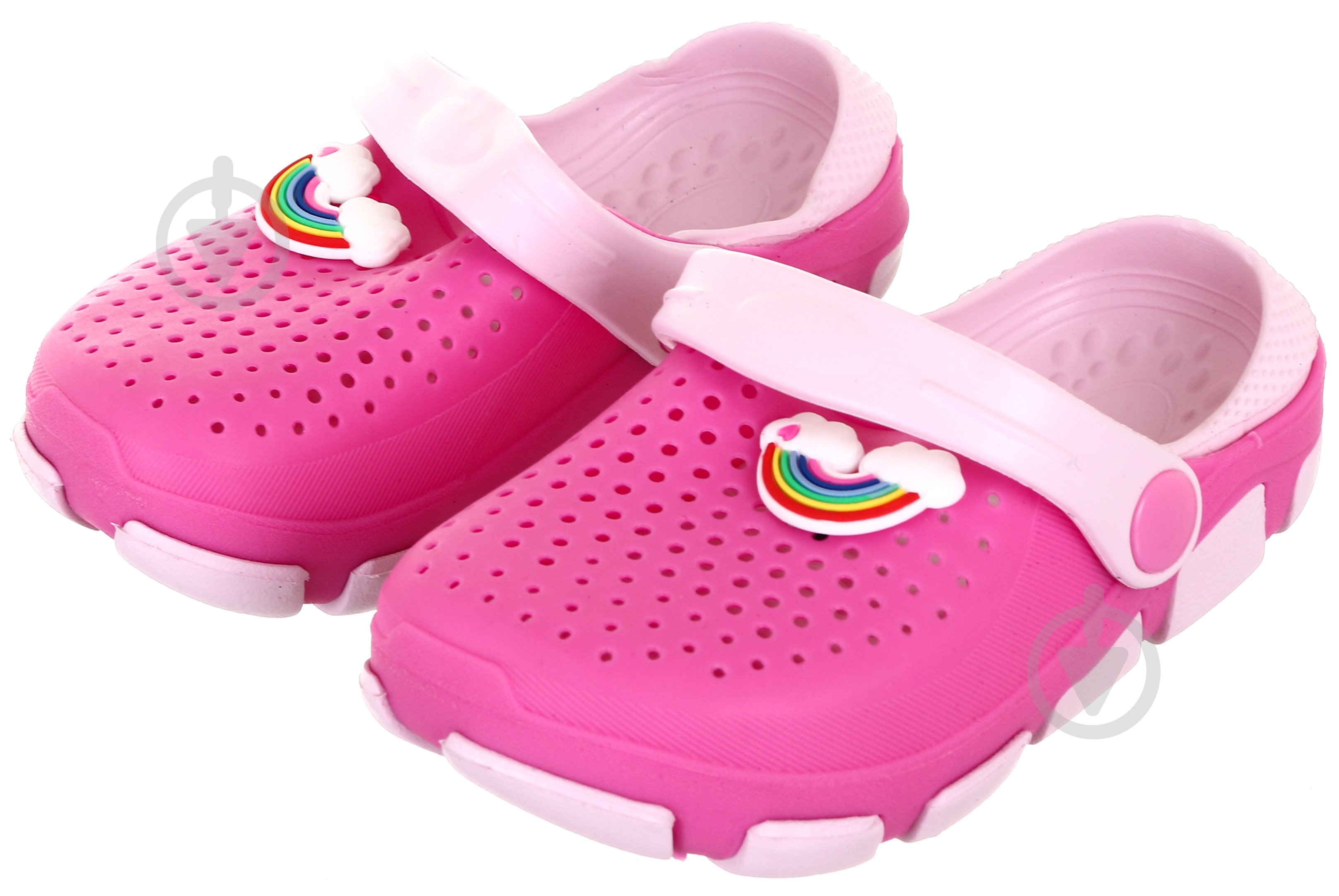 Сабо для дівчаток Shantou Веселка р.33 рожевий (ls-0015) - фото 1