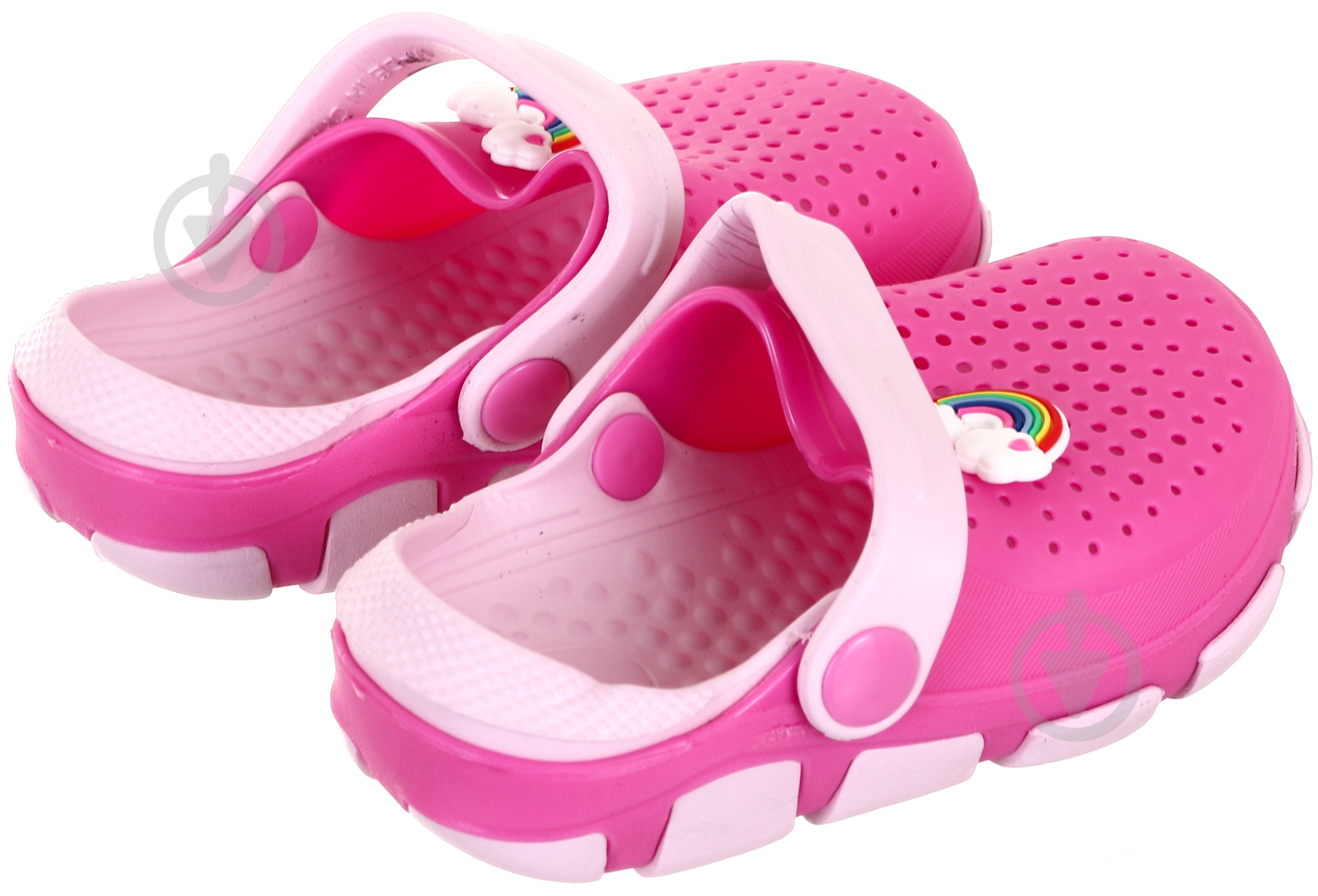 Сабо для дівчаток Shantou Веселка р.33 рожевий (ls-0015) - фото 2