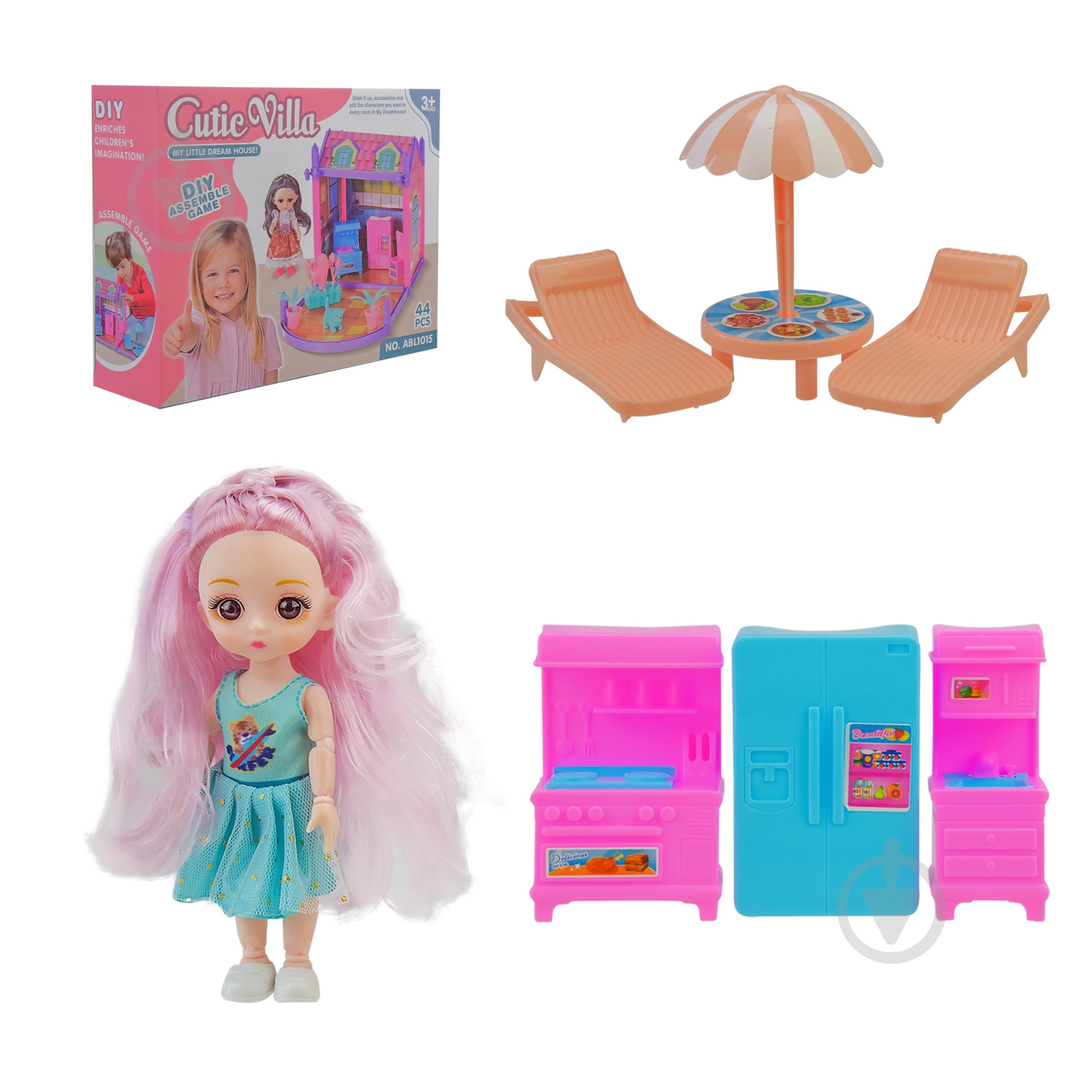 Игровой домик с куклой ABL1016 - фото 1