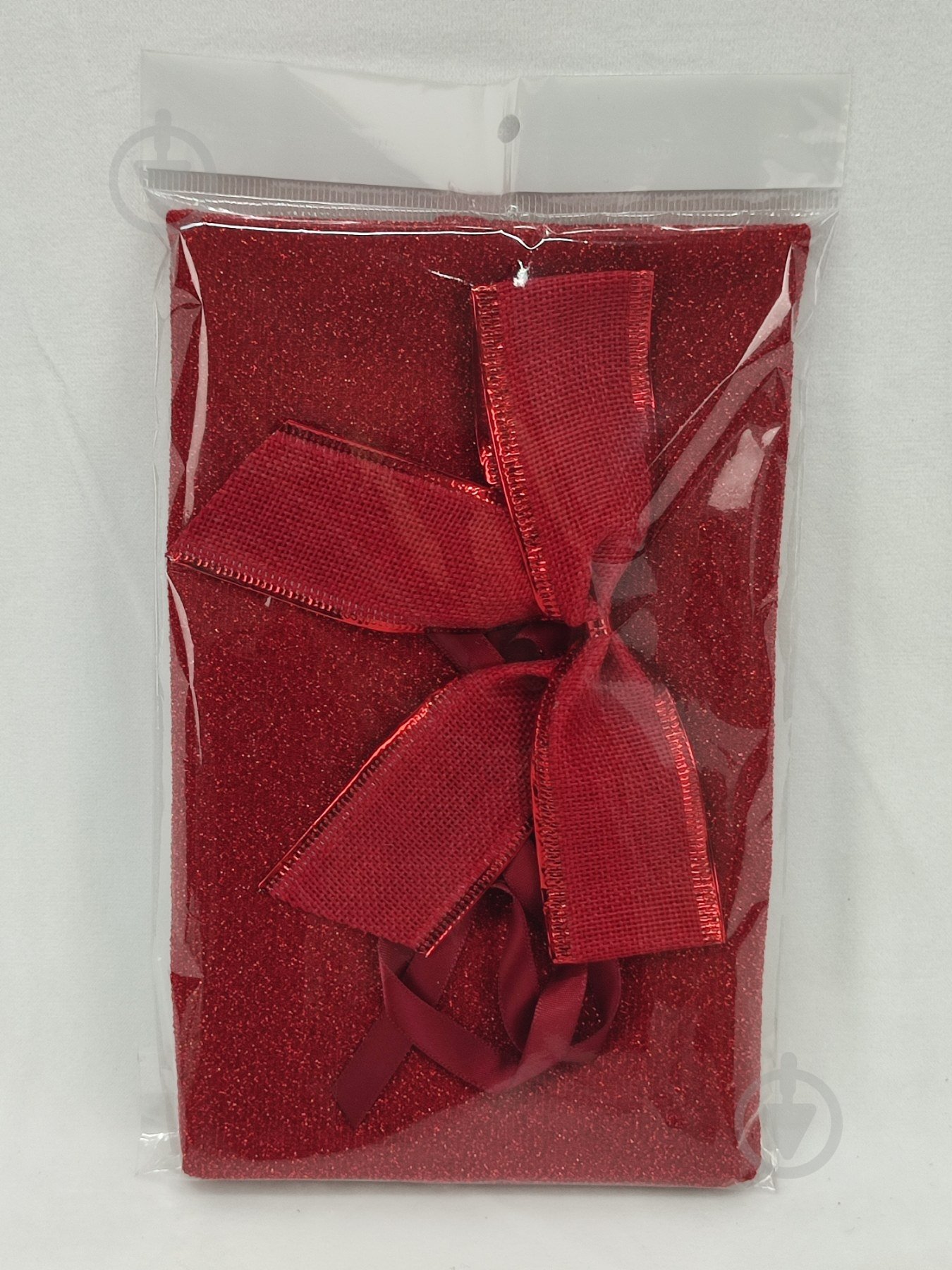 Мешок для подарков 21x27 см красный с бантом Гулівер Країна - фото 2 Мешок для подарков 21x27 см красный с бантом Гулівер Країна - фото 2