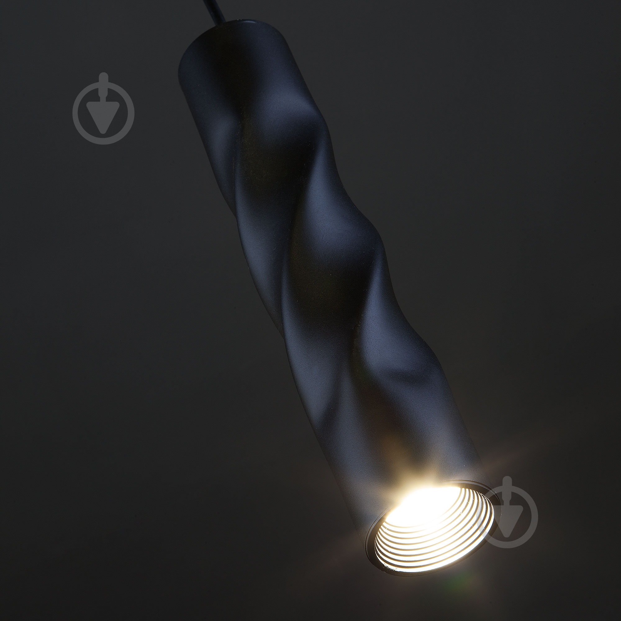 ВИТРИНА! Люстра подвесная Strotskis Scroll 50136/1 5 Вт LED-модуль черный - фото 7