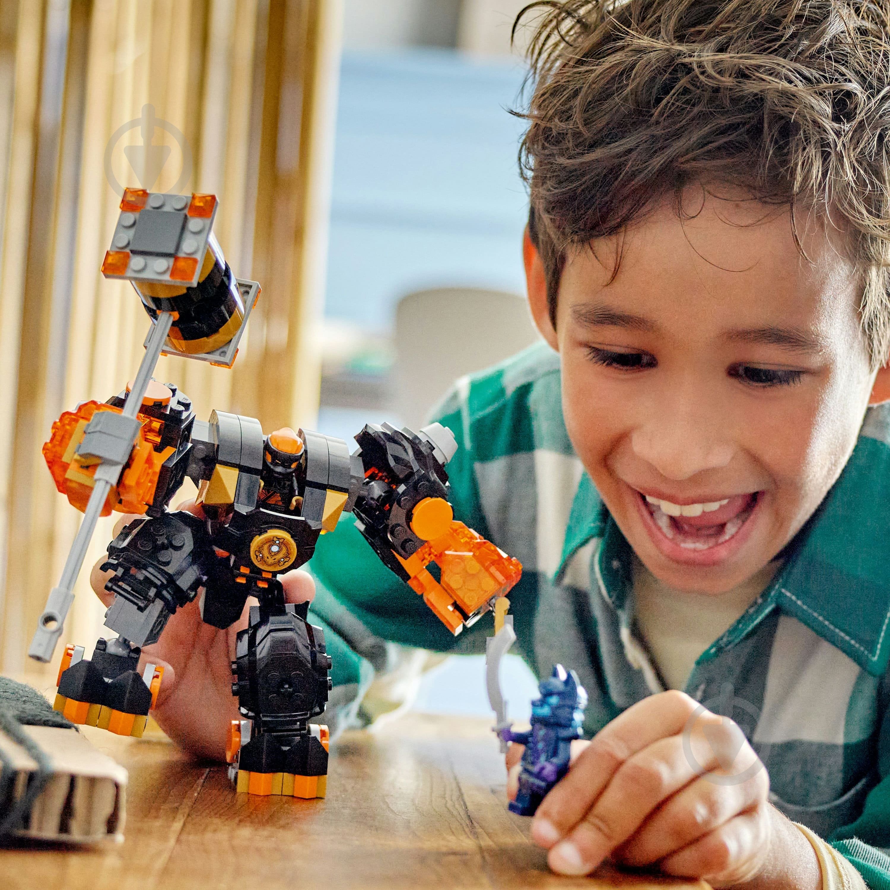 Конструктор LEGO NINJAGO Робот земної стихії Коула 71806 - фото 4