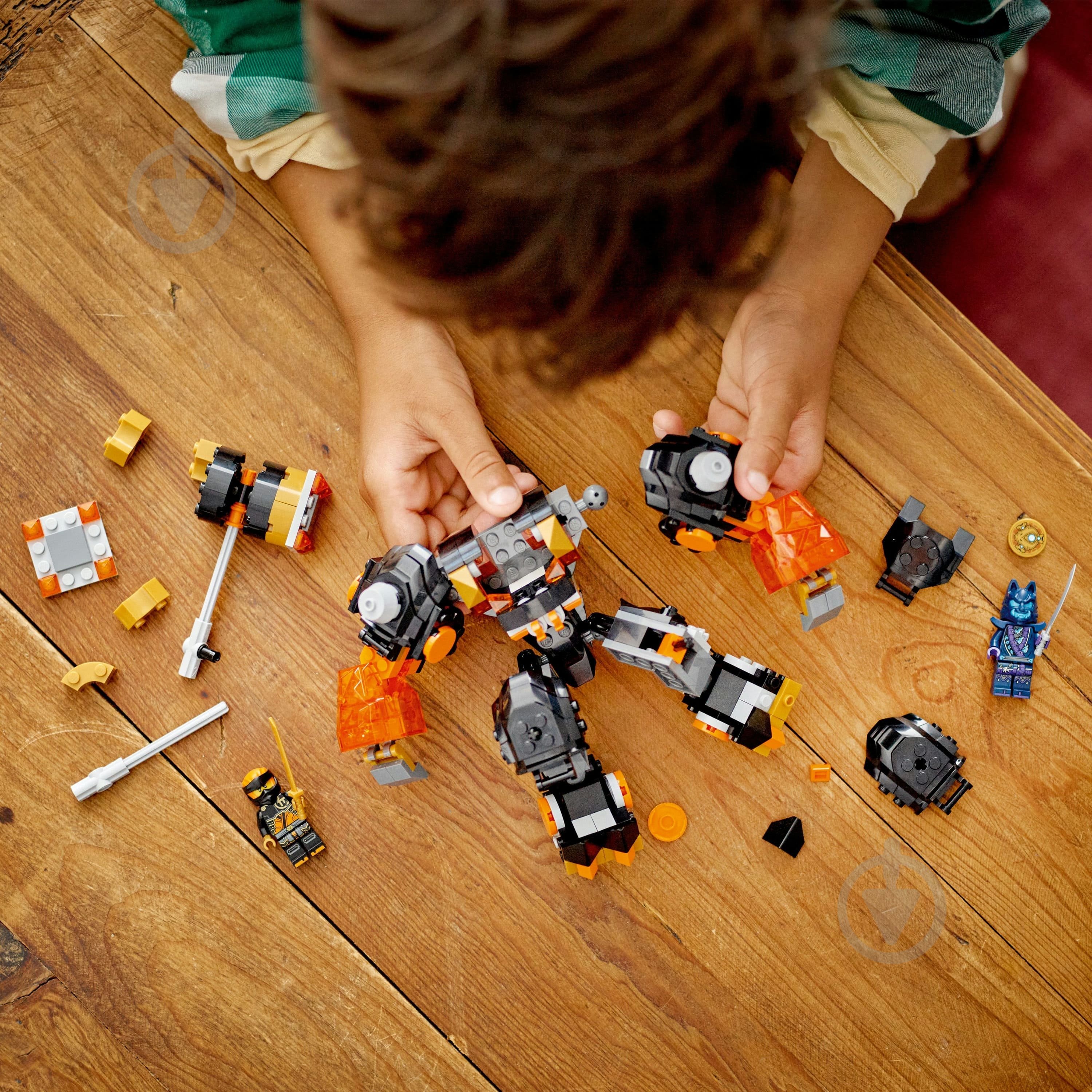 Конструктор LEGO NINJAGO Робот земної стихії Коула 71806 - фото 5