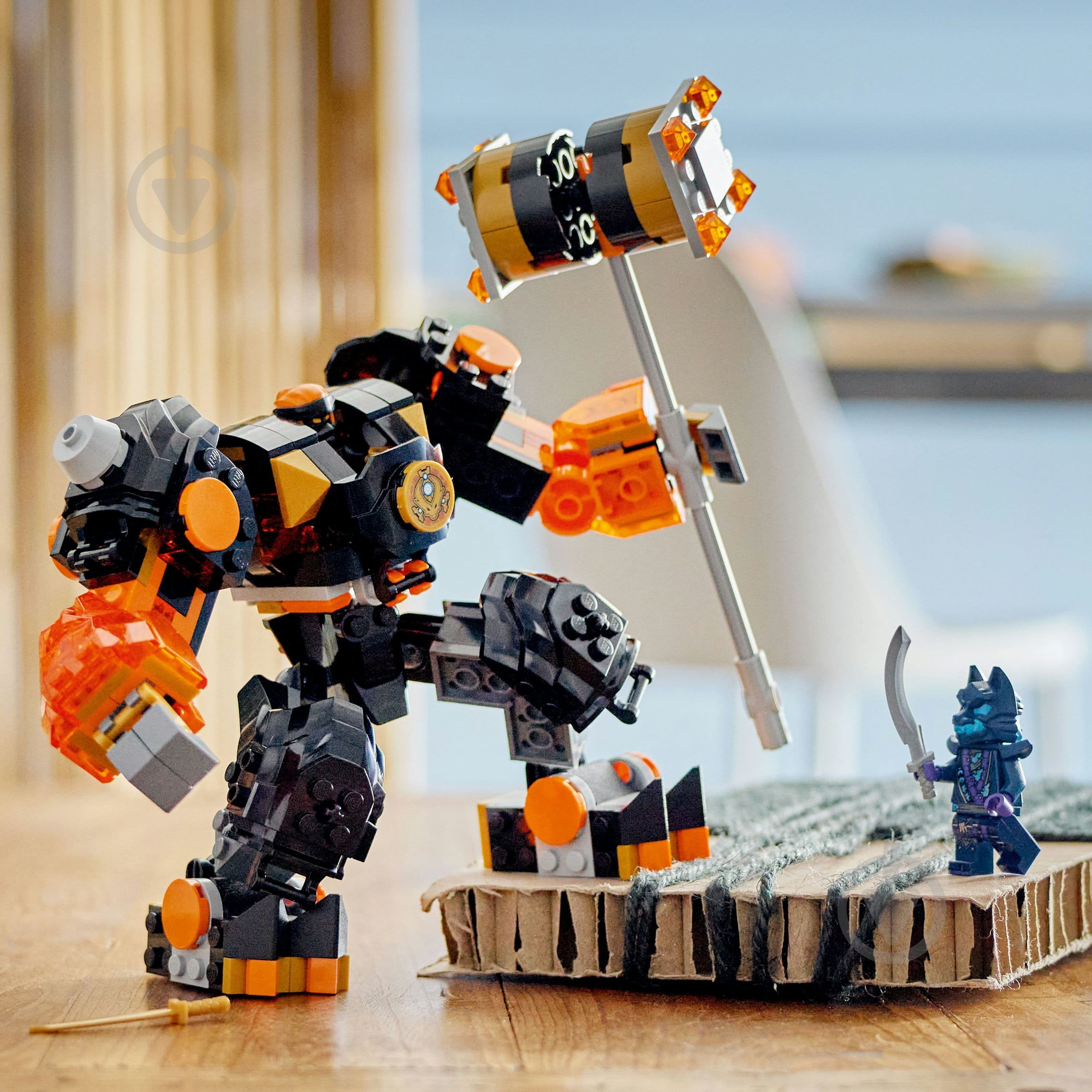 Конструктор LEGO NINJAGO Робот земної стихії Коула 71806 - фото 6