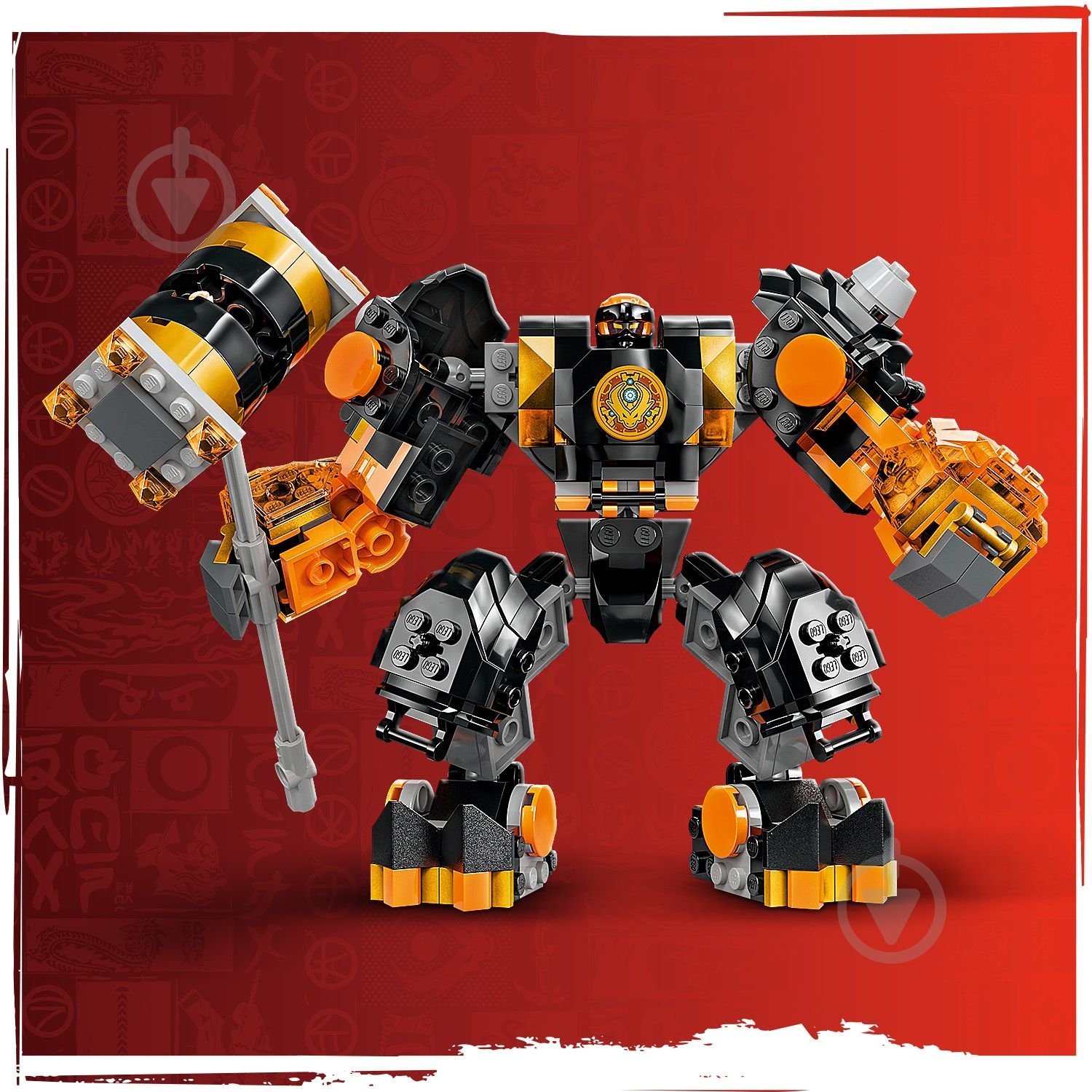 Конструктор LEGO NINJAGO Робот земної стихії Коула 71806 - фото 8