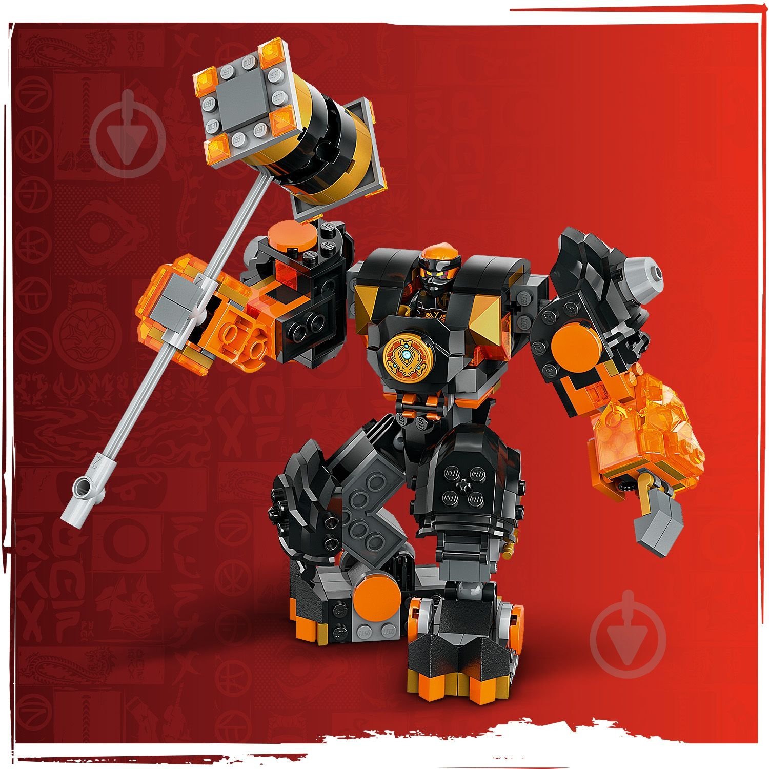 Конструктор LEGO NINJAGO Робот земної стихії Коула 71806 - фото 9