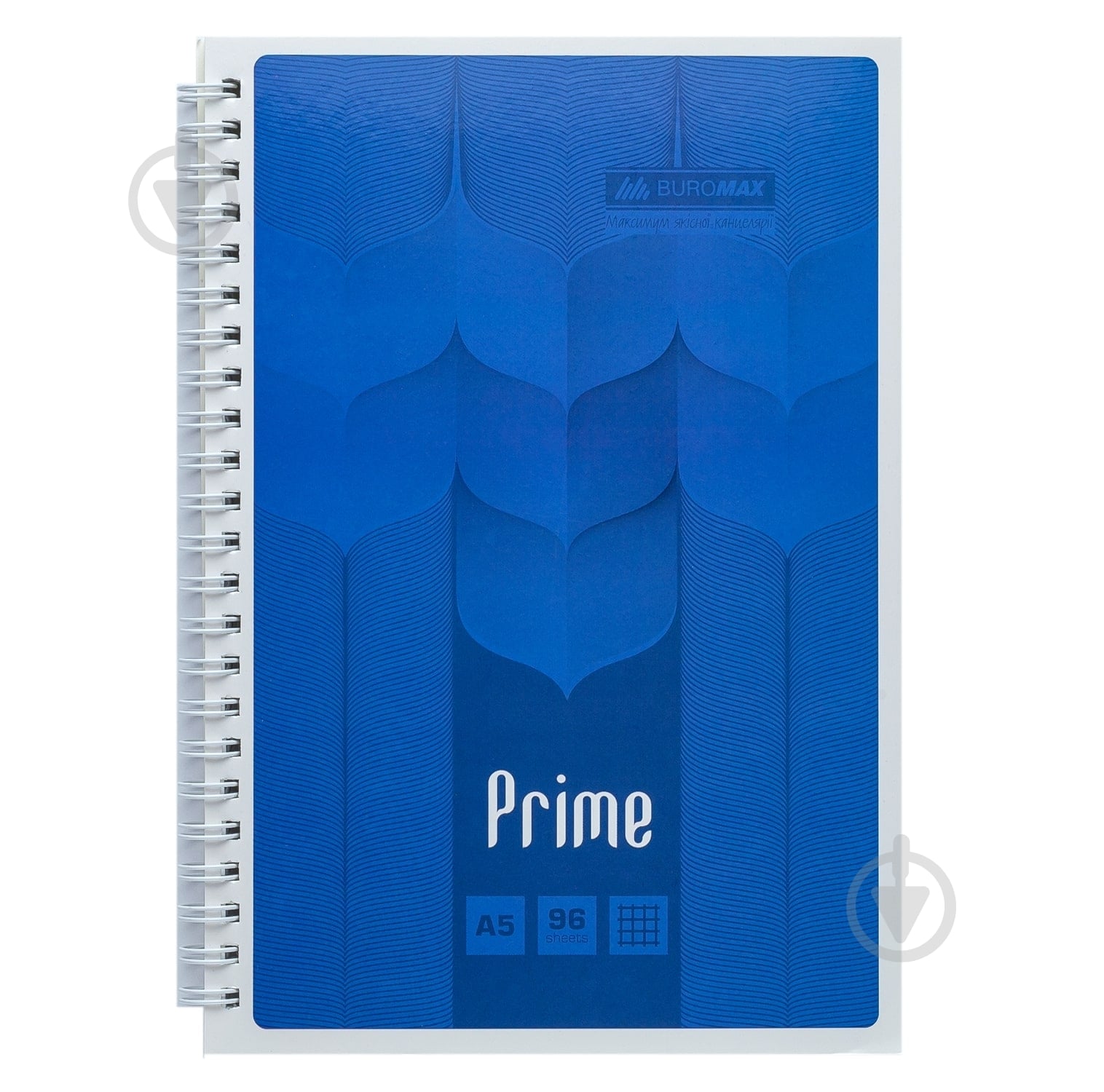 ᐉ Зошит на пружині PRIME А5, 96 аркушів клітка, в картонній