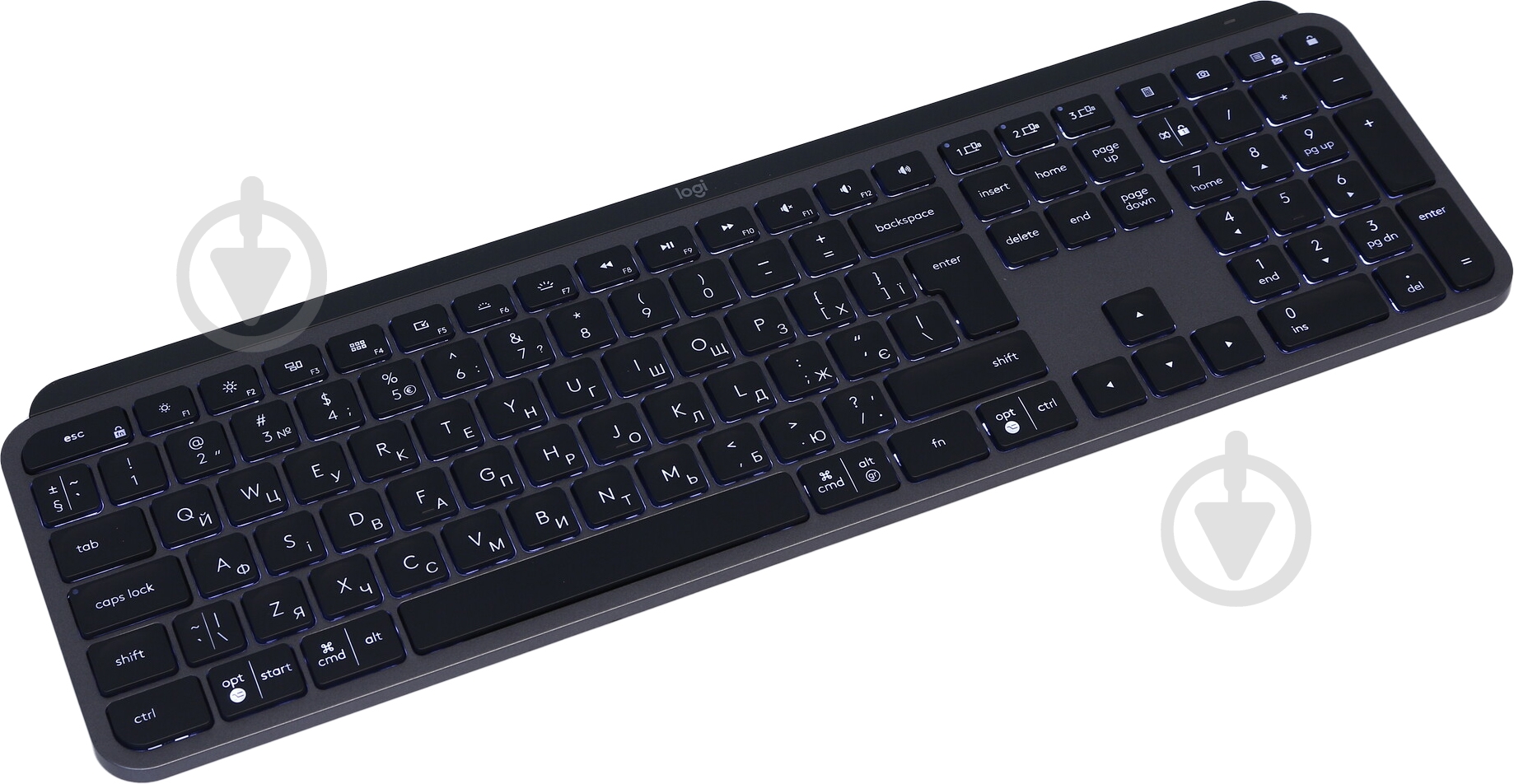 Клавиатура Logitech MX Keys Advanced Wireless Illuminated (L920-009415) graphite - фото 2