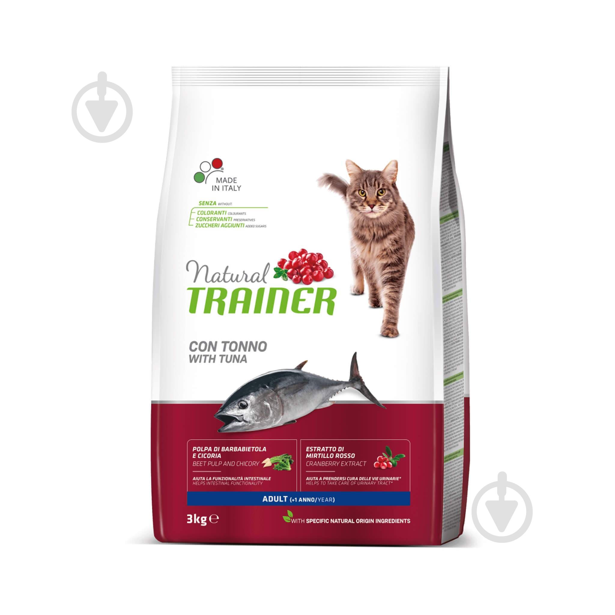 Корм Trainer Natural Natural Adult тунец 3 кг - фото 1