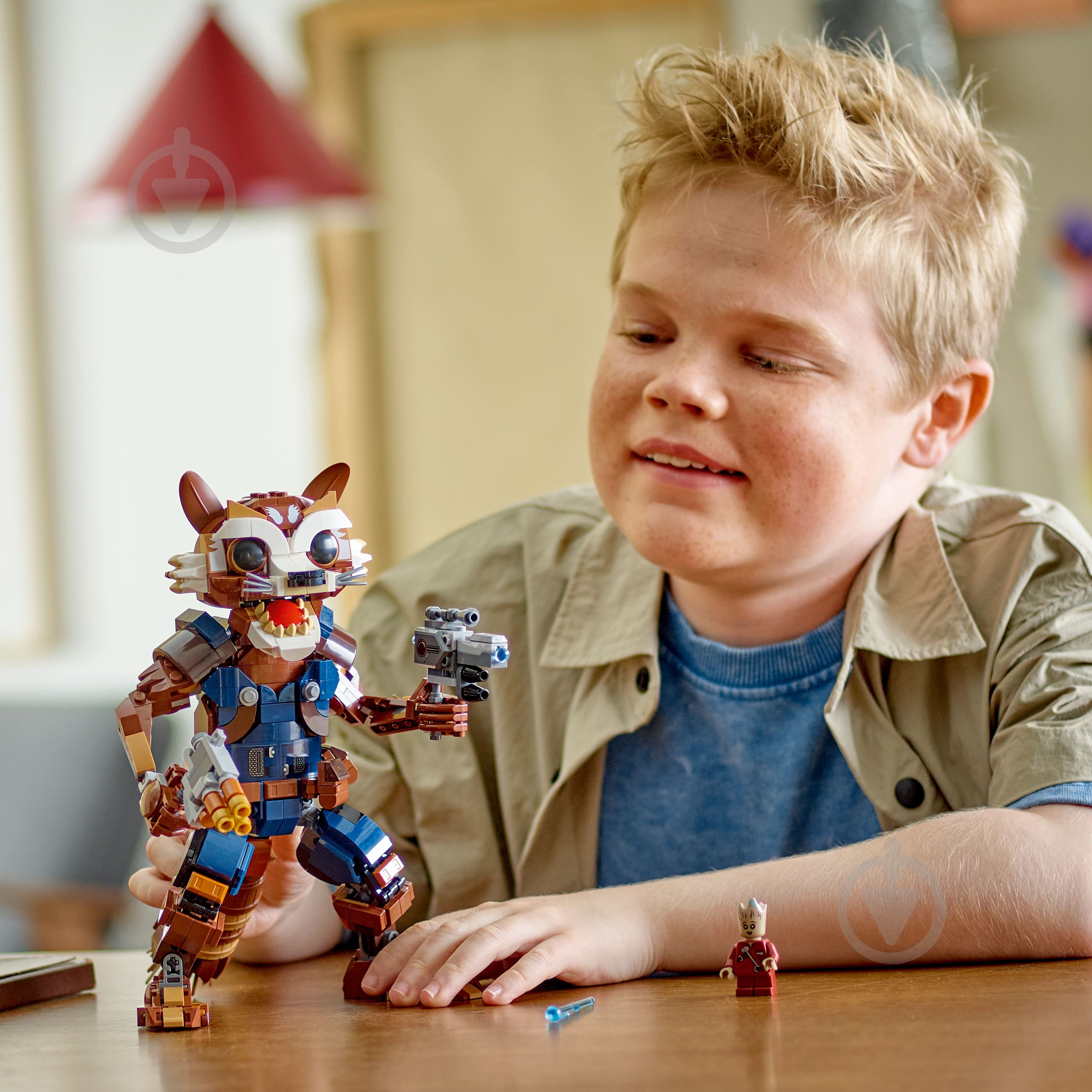 Конструктор LEGO Super Heroes Marvel Ракета й малюк Ґрут 76282 - фото 4 Конструктор LEGO Super Heroes Marvel Ракета й малюк Ґрут 76282 - фото 4