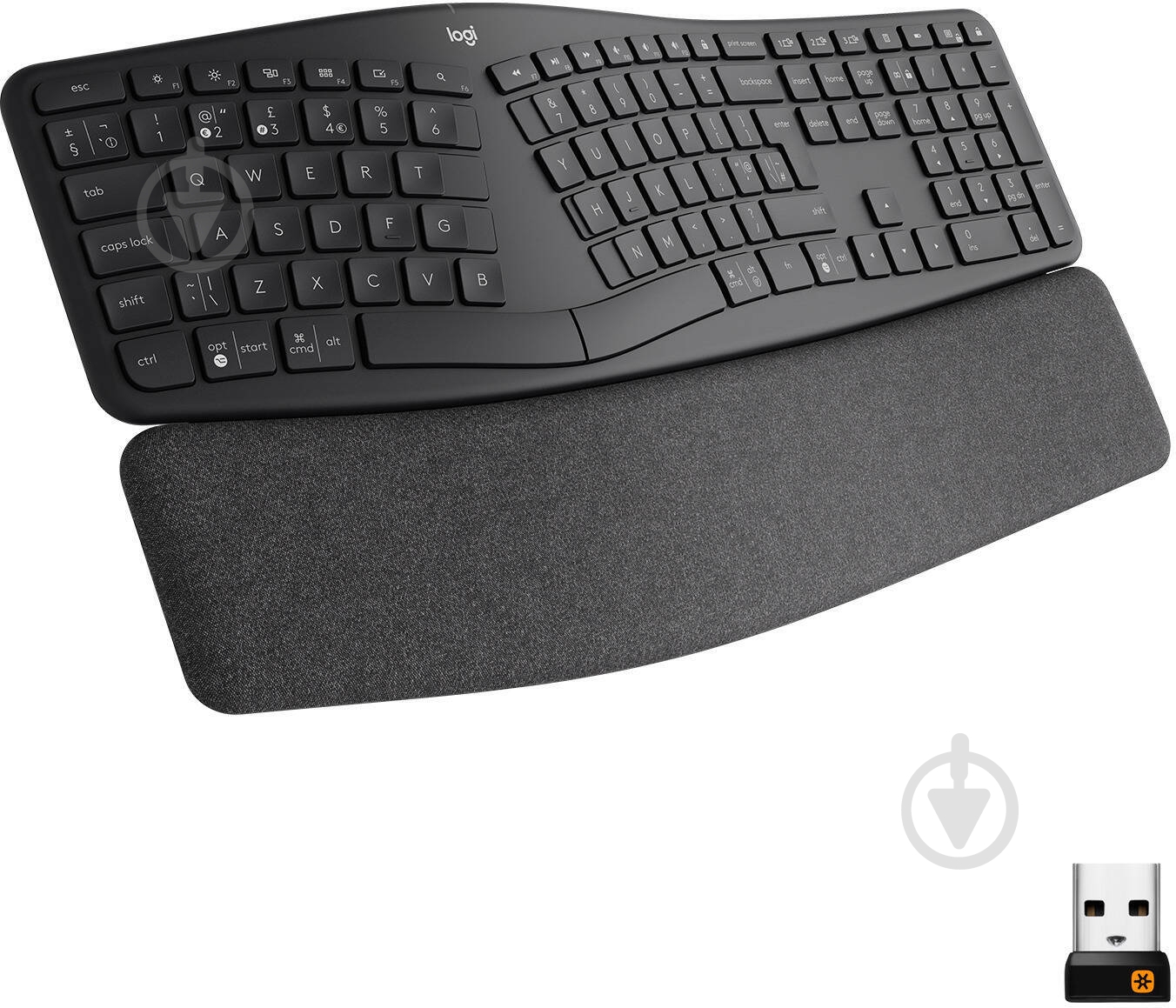 Клавиатура беспроводная Logitech ERGO K860 (L920-010108) black - фото 1