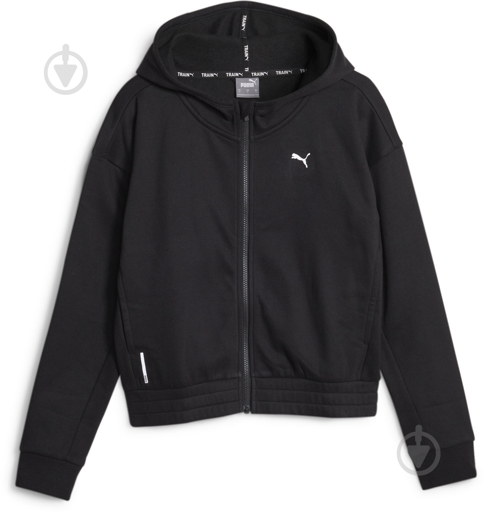 Джемпер Puma TRAIN FAVORITE FLEECE FULL ZIP 52423301 р.XL черный - фото 1 Джемпер Puma TRAIN FAVORITE FLEECE FULL ZIP 52423301 р.XL черный - фото 1