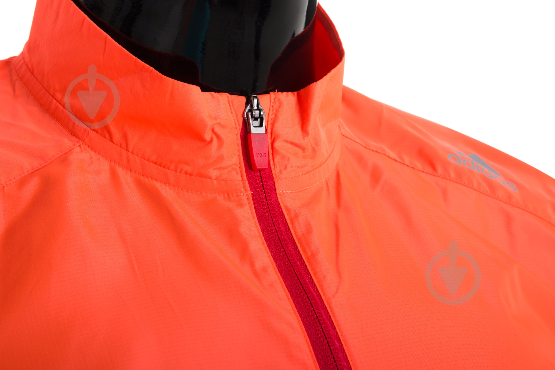 Ветровка мужская демисезонная Adidas RESPONSE WIND JACKET AX6495 р.S коралловая - фото 4 Ветровка мужская демисезонная Adidas RESPONSE WIND JACKET AX6495 р.S коралловая - фото 4