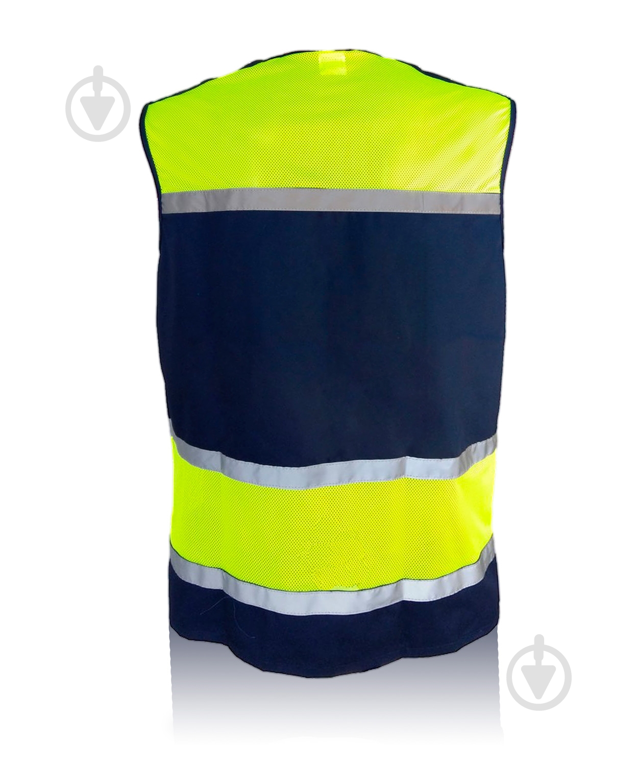 Жилет рабочий TORNADO Дорожник с сеткой и с/о р. XXL рост 3-4 05067-60-3 желтый с синим - фото 2