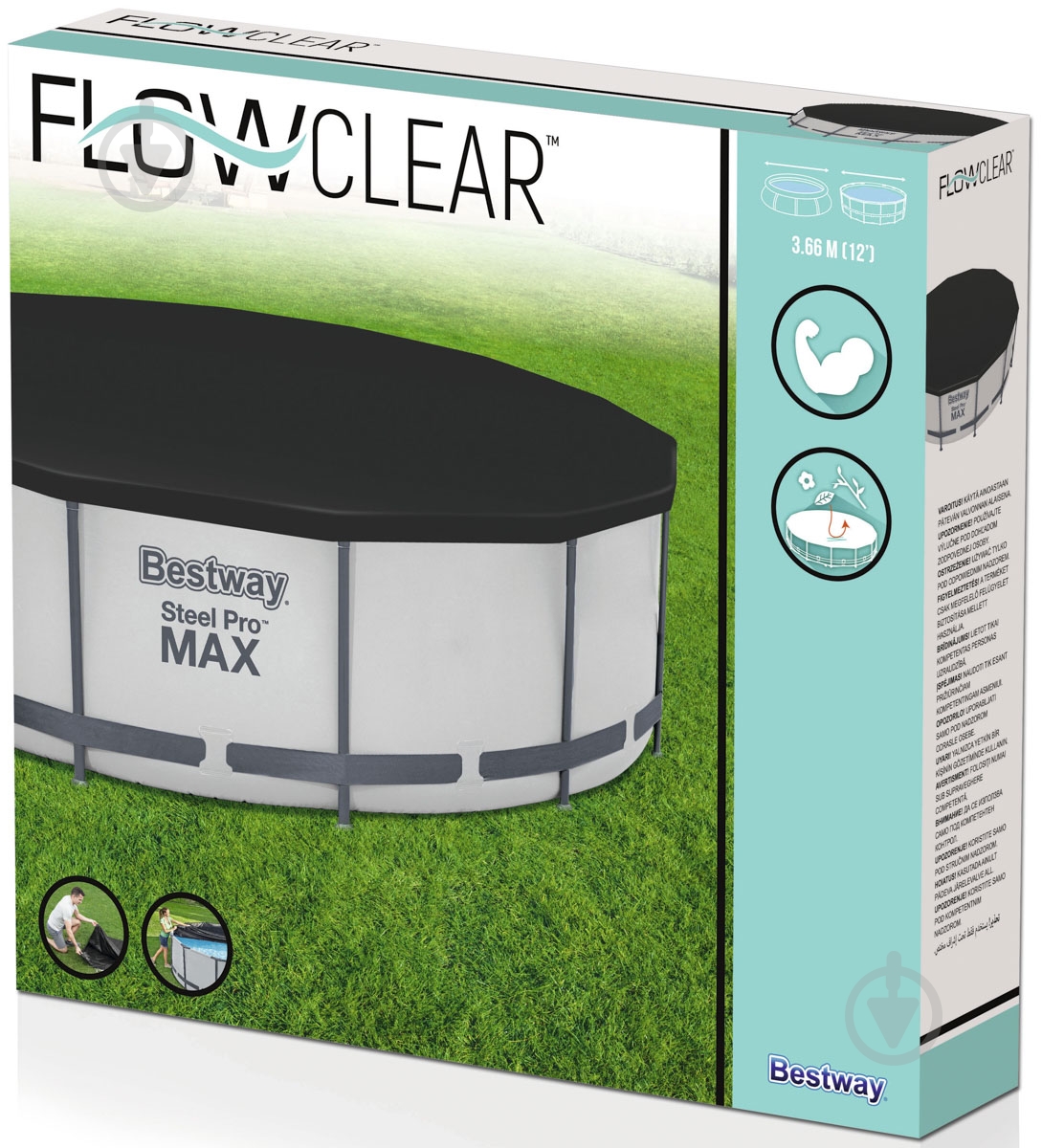 Тент для бассейна Bestway Flowclear 366 см 58037 - фото 10
