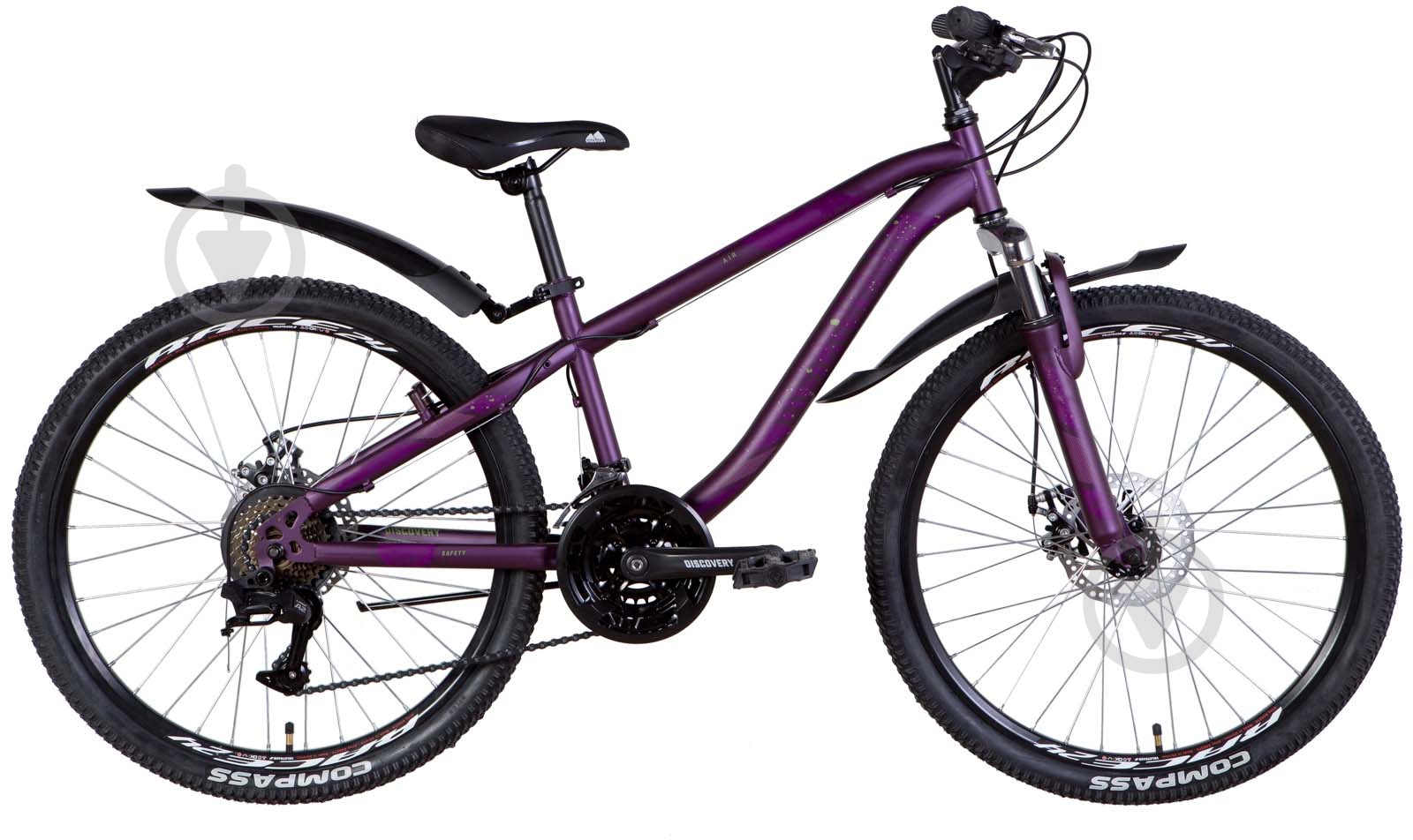 Велосипед Discovery 24" 13"(33 см) FLINT OPS-DIS-24-274 темно-фиолетовый - фото 1 Велосипед Discovery 24" 13"(33 см) FLINT OPS-DIS-24-274 темно-фиолетовый - фото 1